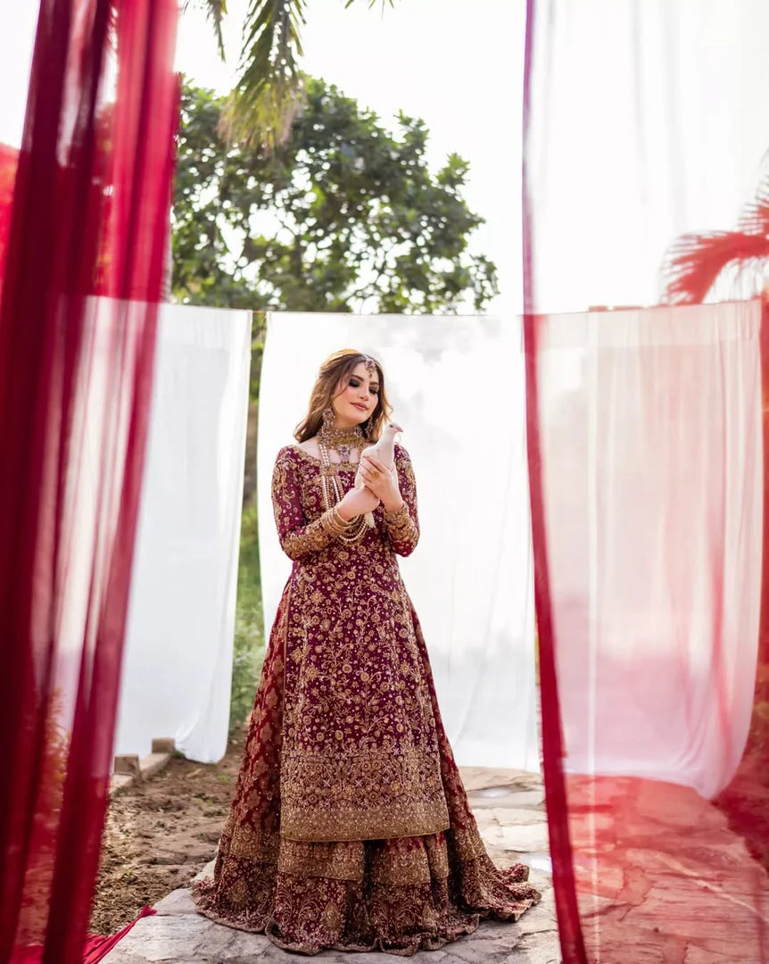 Zeeshan Danish Red Classic Farshi-ZD09