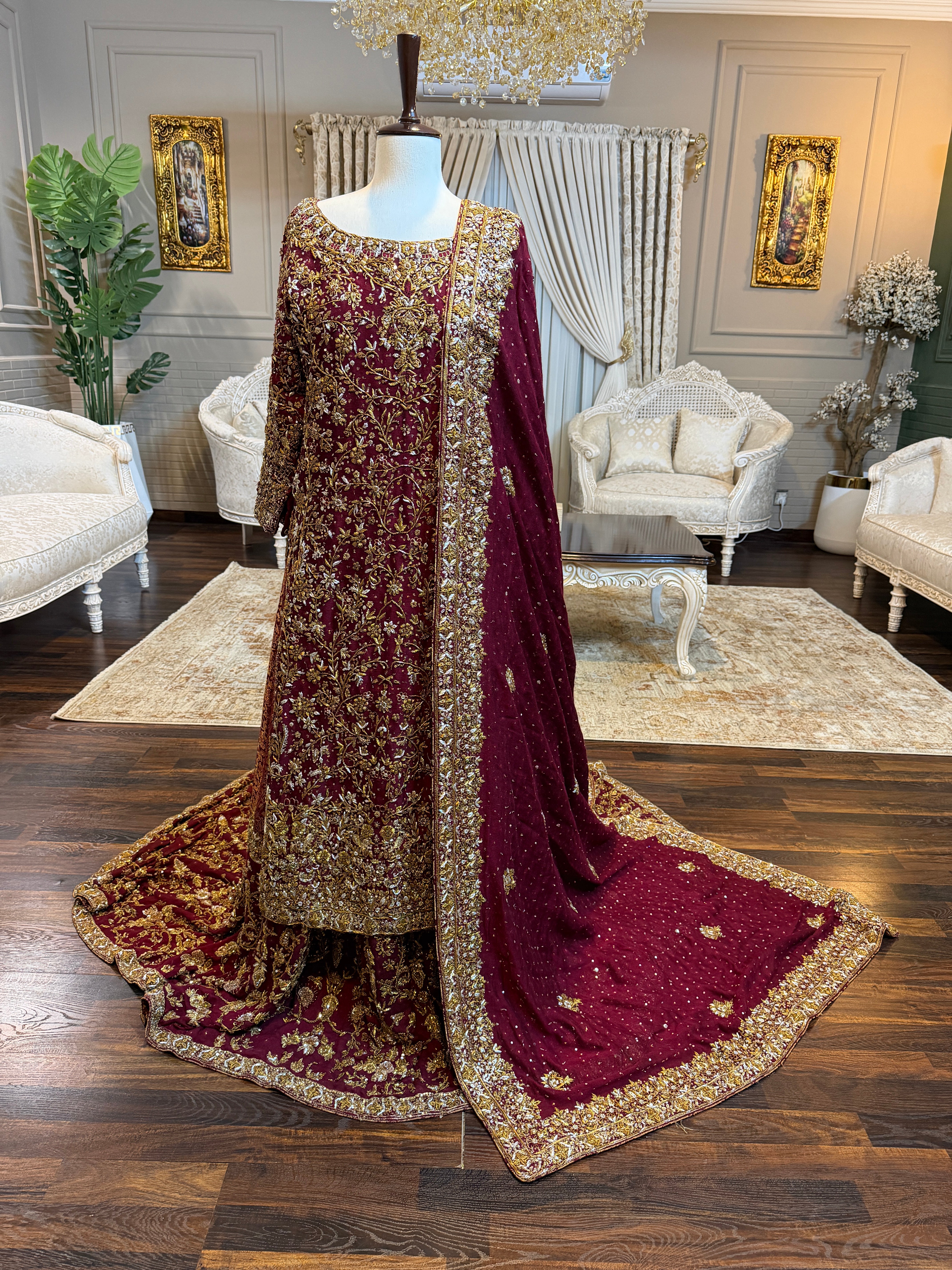 LIBAS E KHAS FARSHI BARAT DRESS