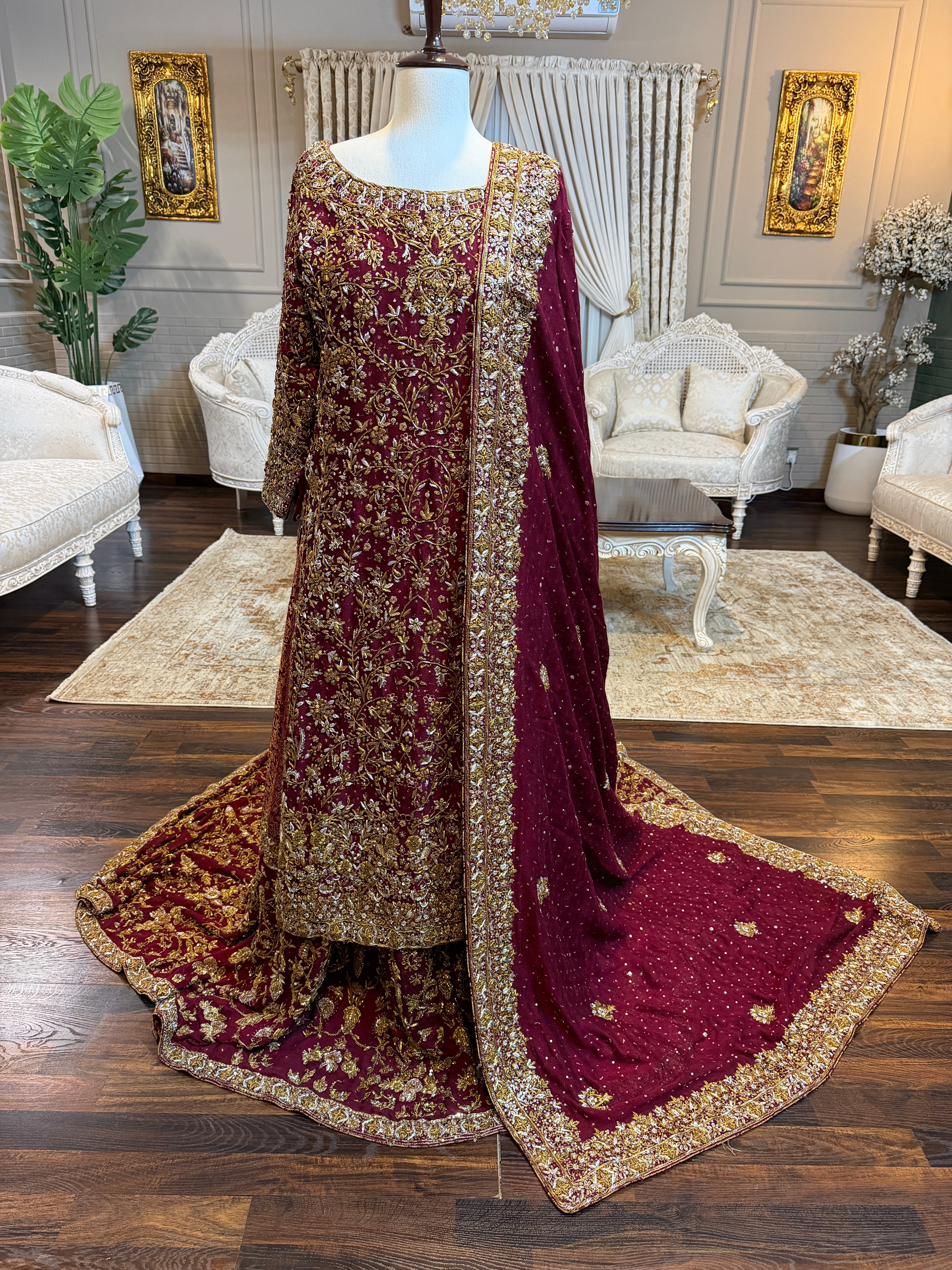 LIBAS E KHAS FARSHI BARAT DRESS
