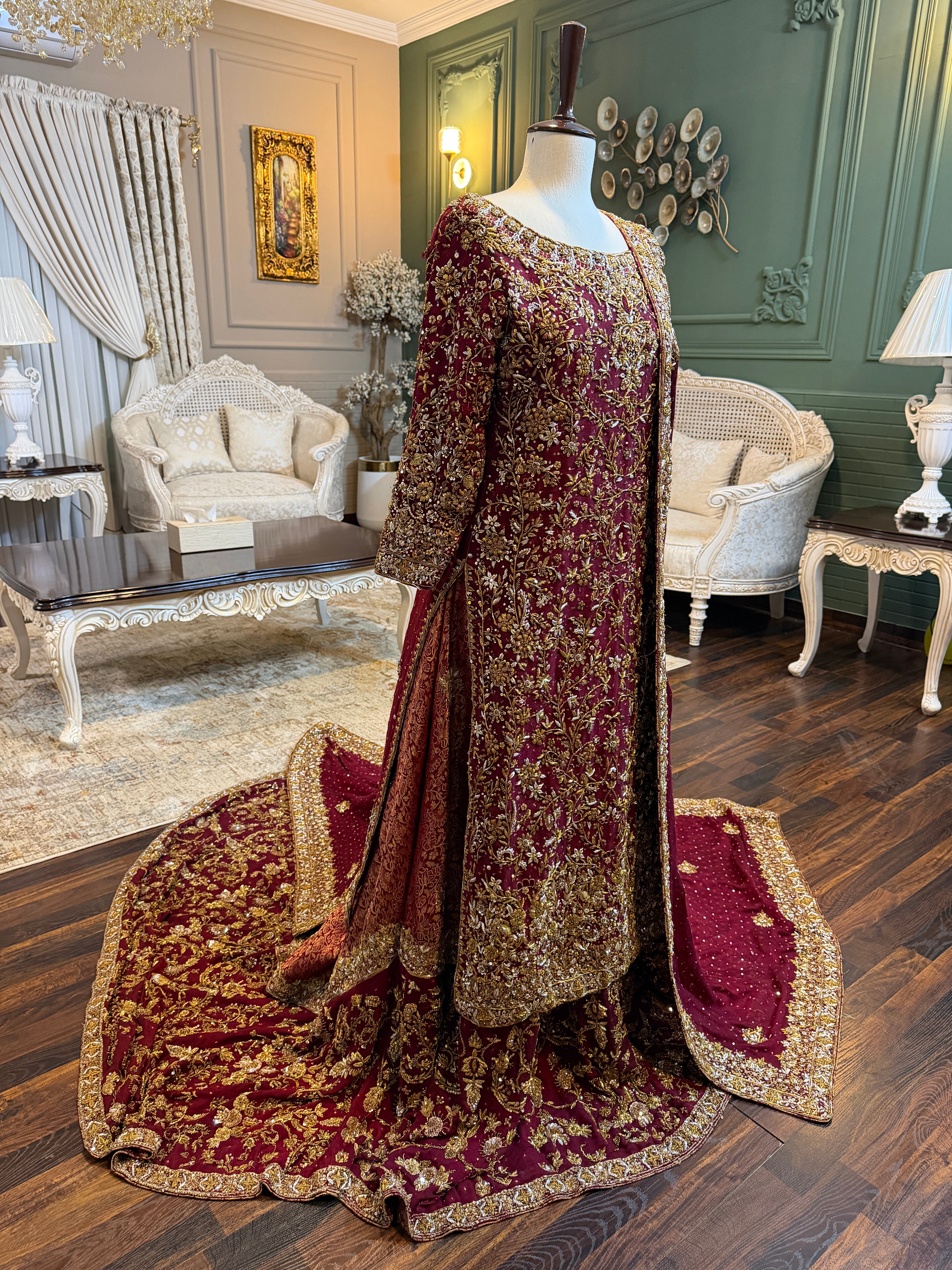 LIBAS E KHAS FARSHI BARAT DRESS