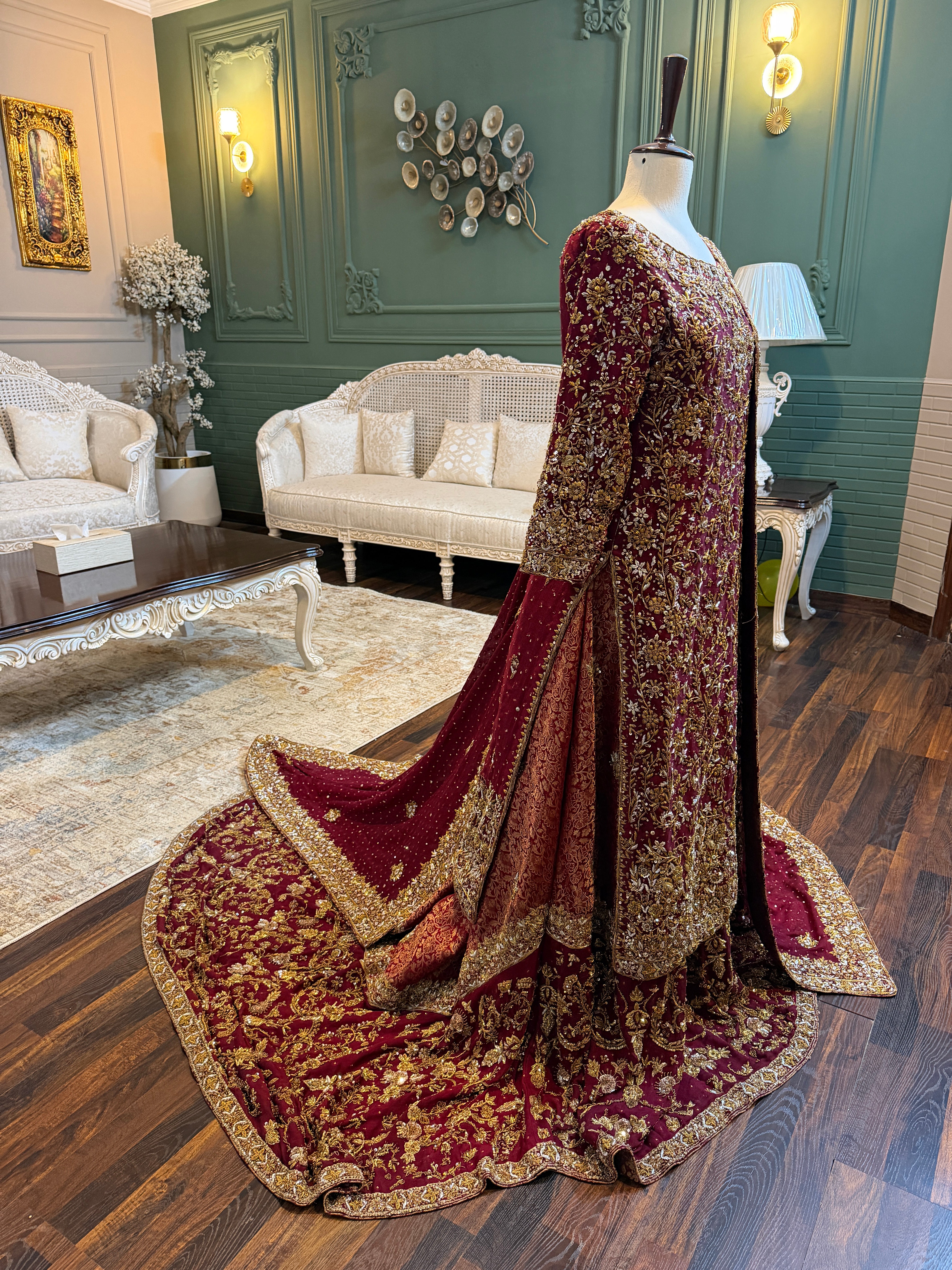 LIBAS E KHAS FARSHI BARAT DRESS