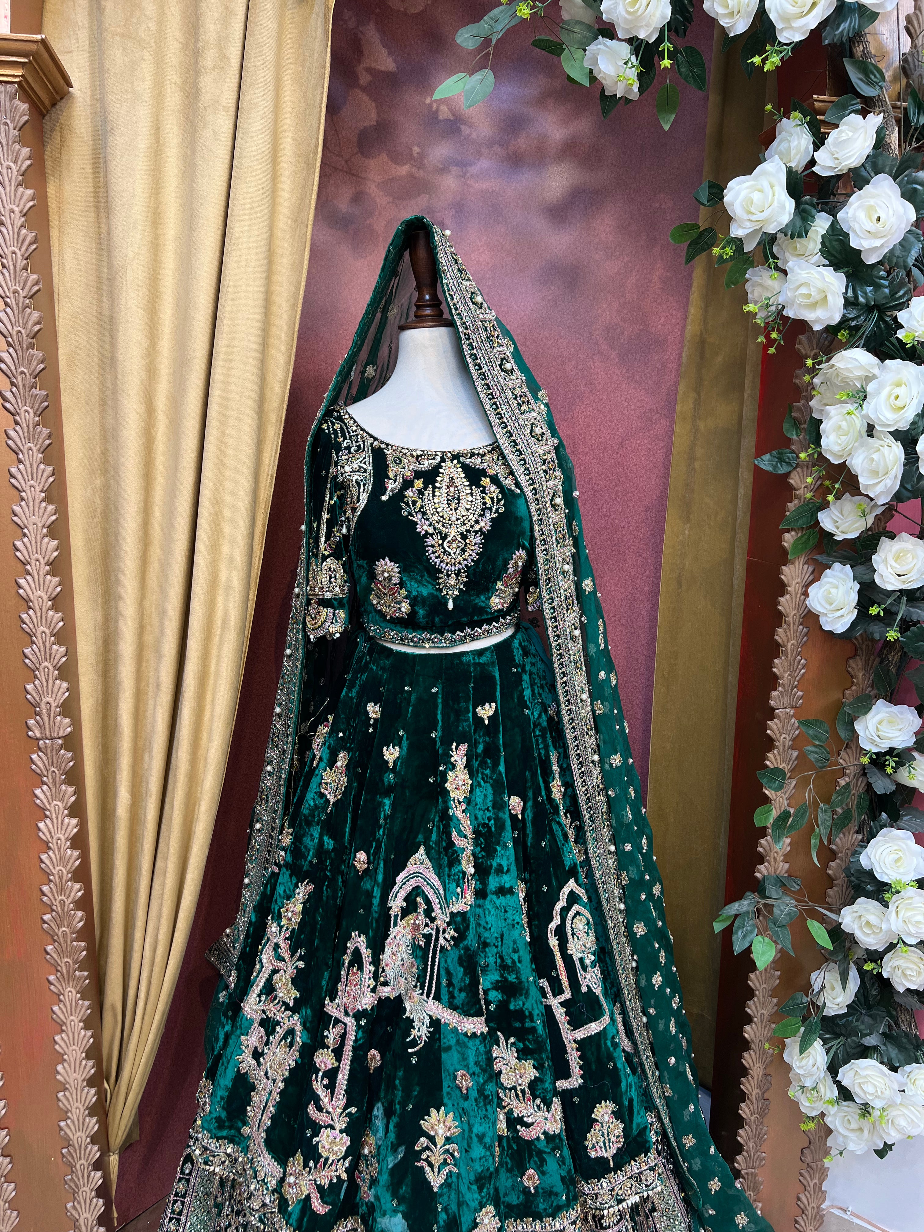 MNR Green Zamair Velvet-MNR34