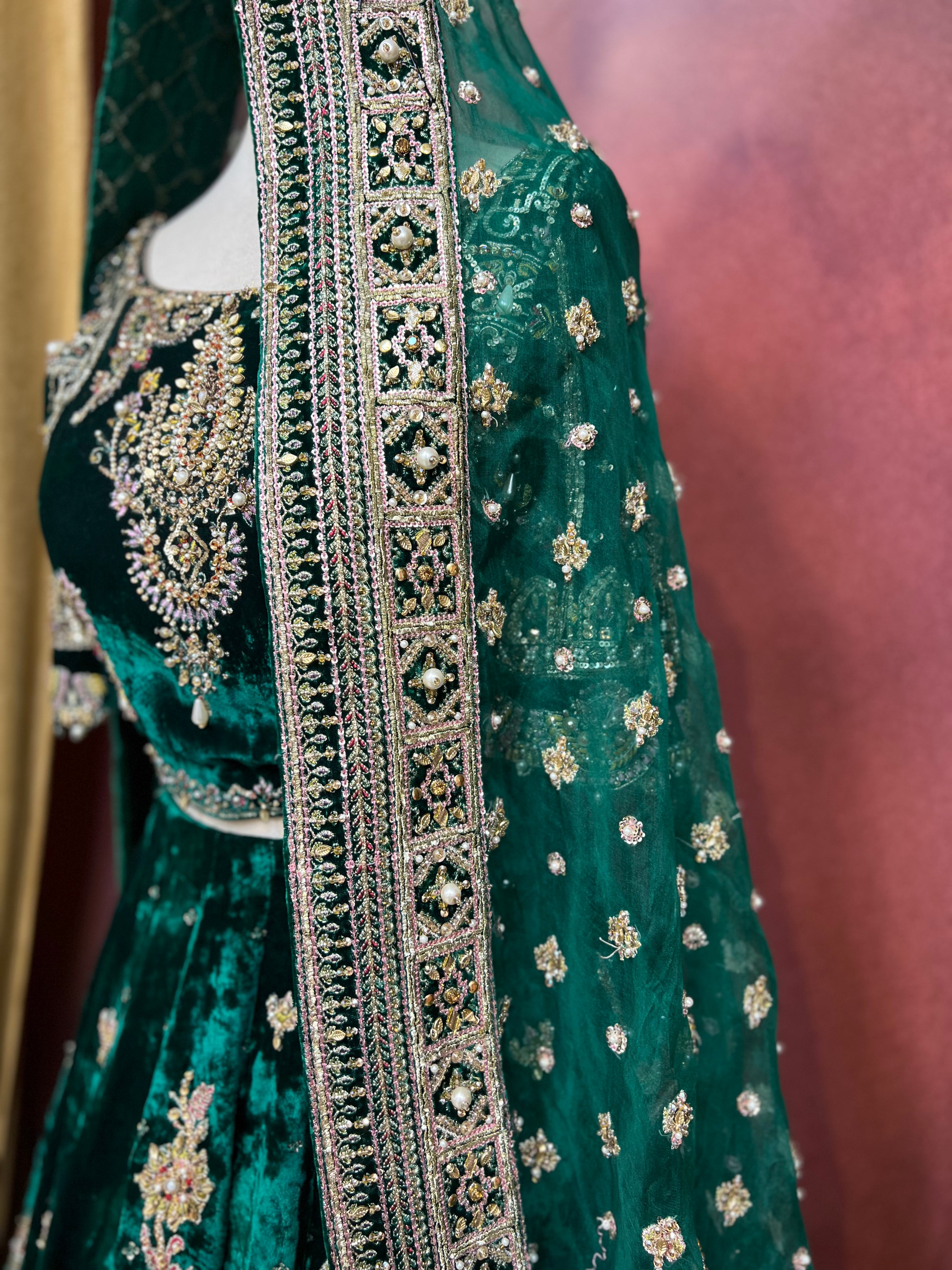 MNR Green Zamair Velvet-MNR34