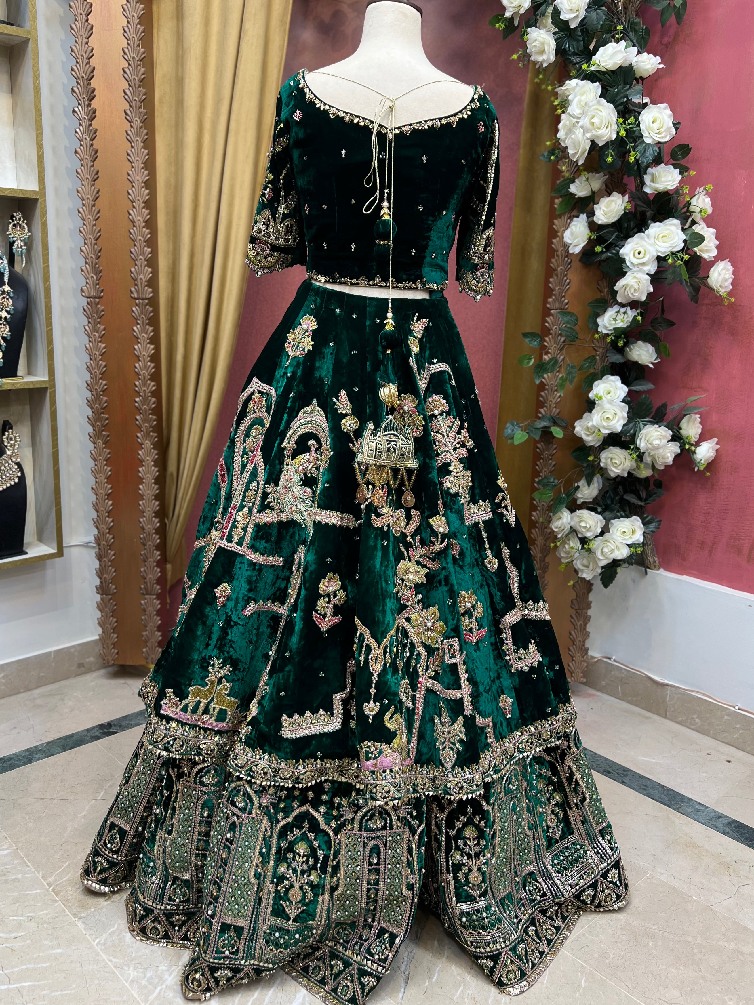 MNR Green Zamair Velvet-MNR34