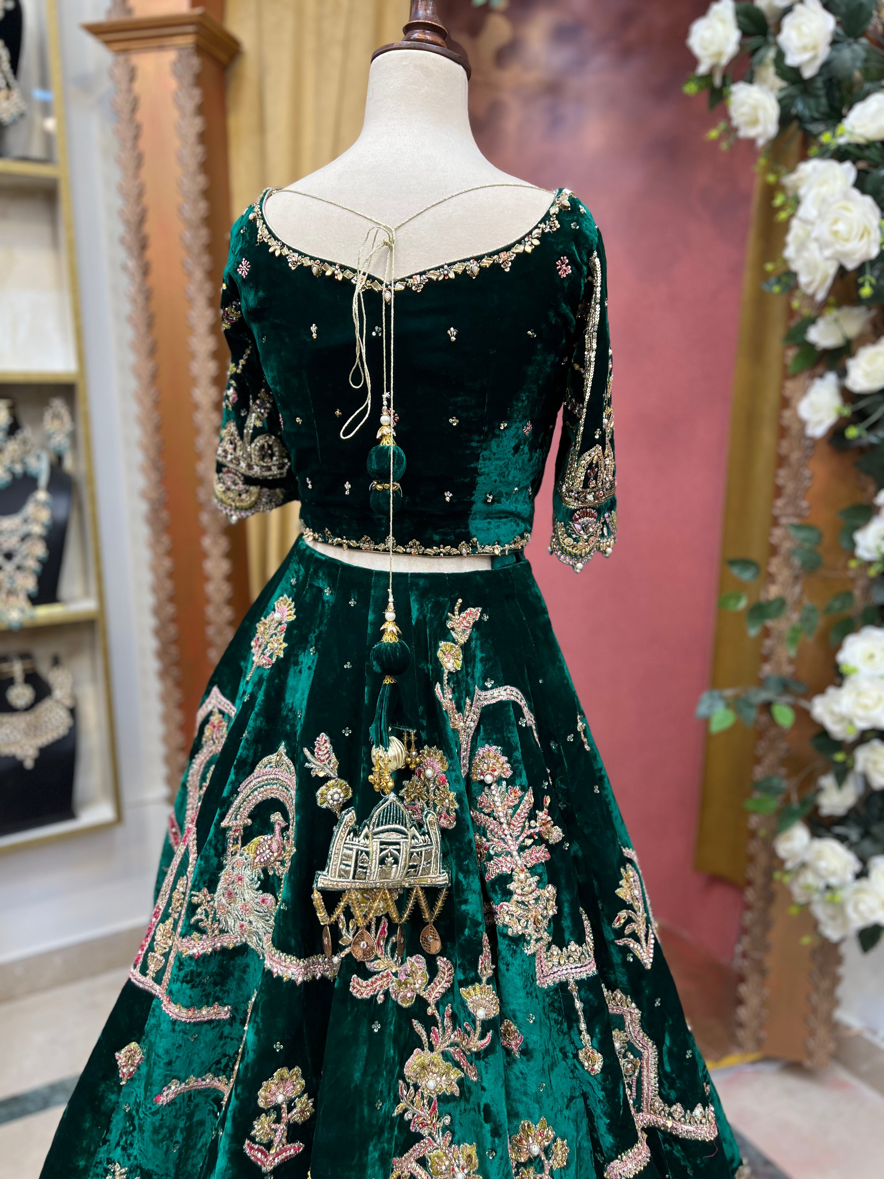 MNR Green Zamair Velvet-MNR34