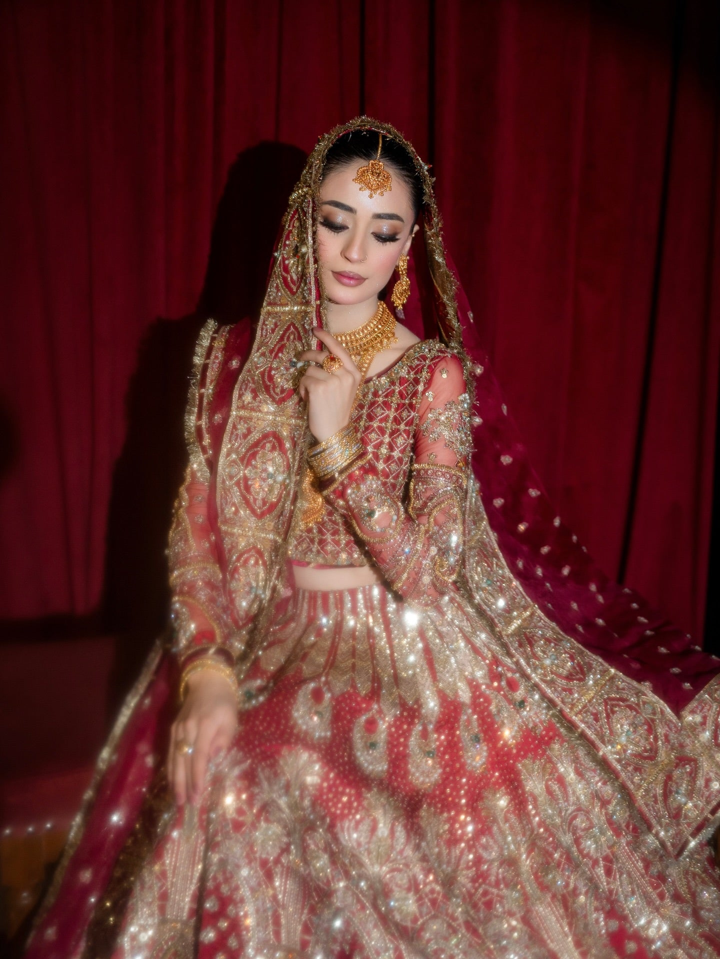 MNR LATEST 2026 RED BRIDAL