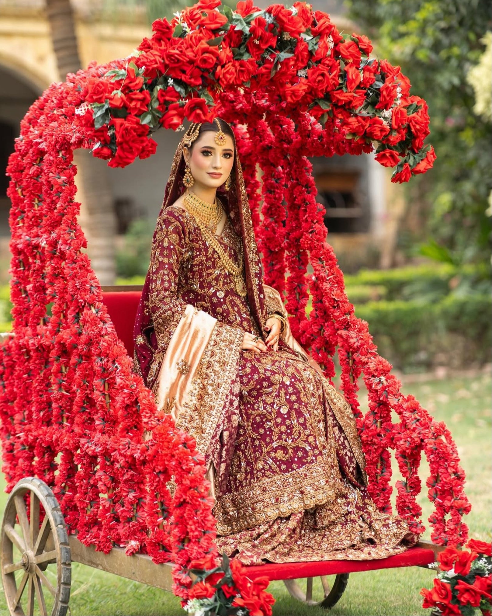 Haris Shakeel Double Dupatta Golden- HS01