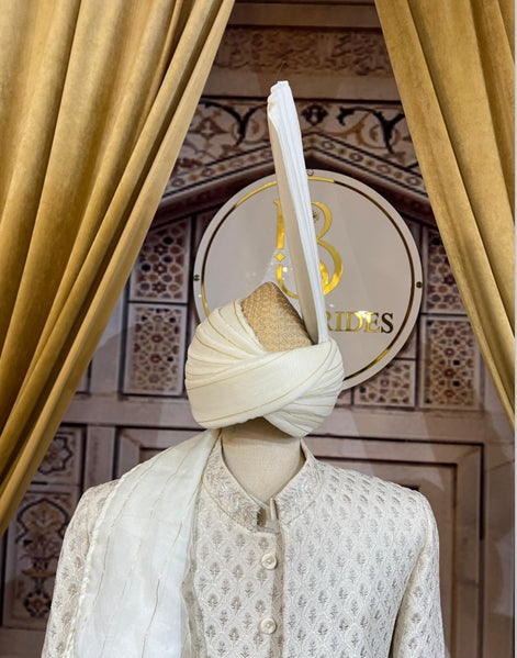 Elegant Off White Sherwani-SH04