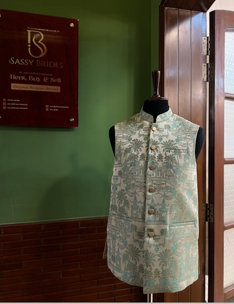 Jacquard Waistcoat-SH06