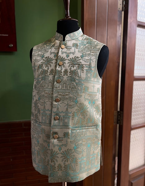 Jacquard Waistcoat-SH06