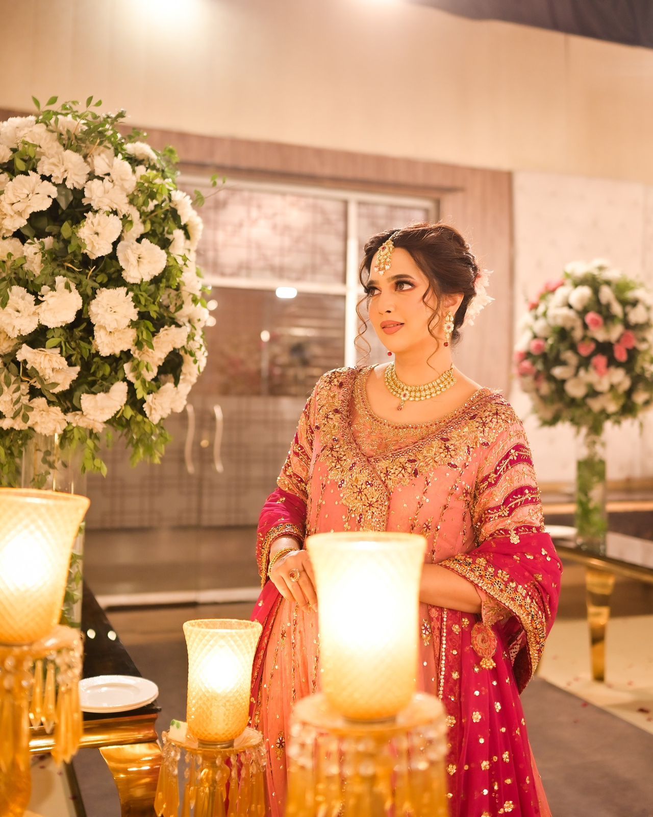 Haris Shakeel Baby Pink Angrakha-HS17