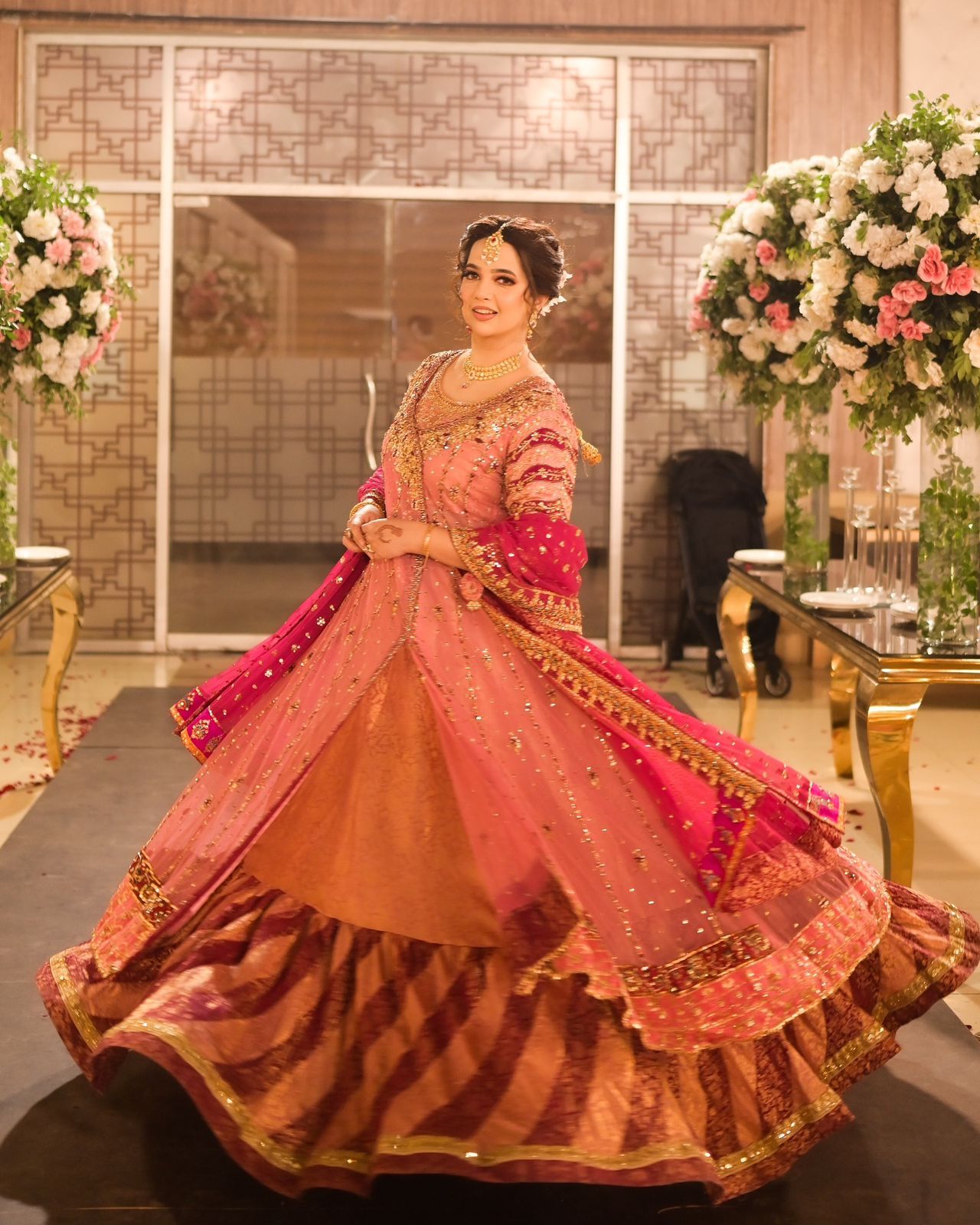 Haris Shakeel Baby Pink Angrakha-HS17