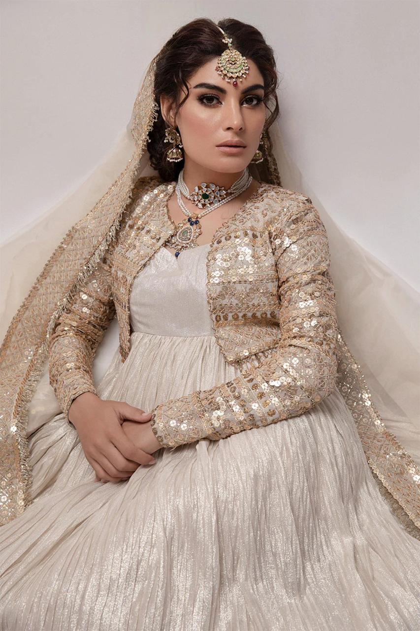 ANZALNAS GOLDEN JACKET FROCK FOR SALE