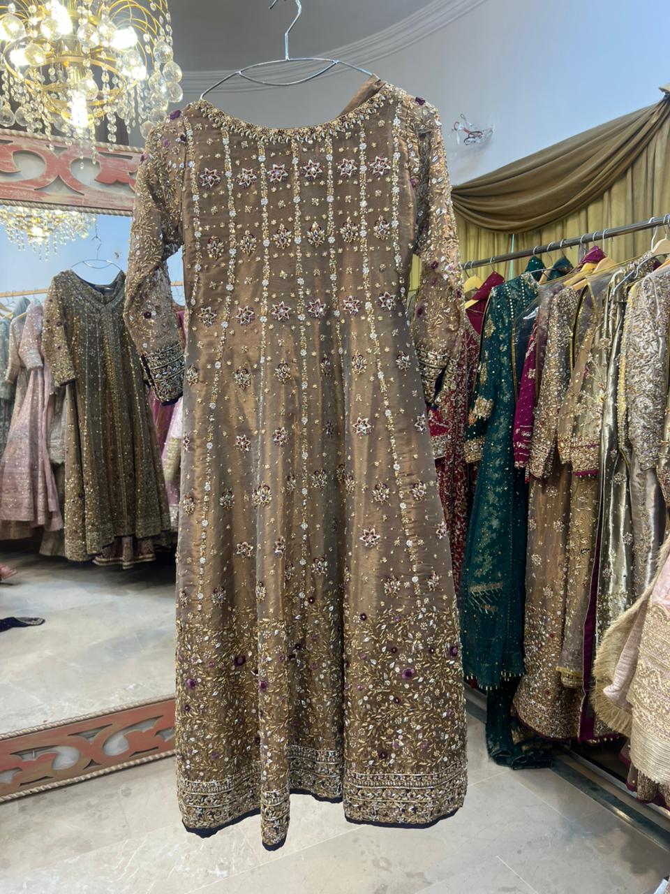 HARIS SHAKEEL GOLD FORMAL PURPLE DUPATTA-HS36