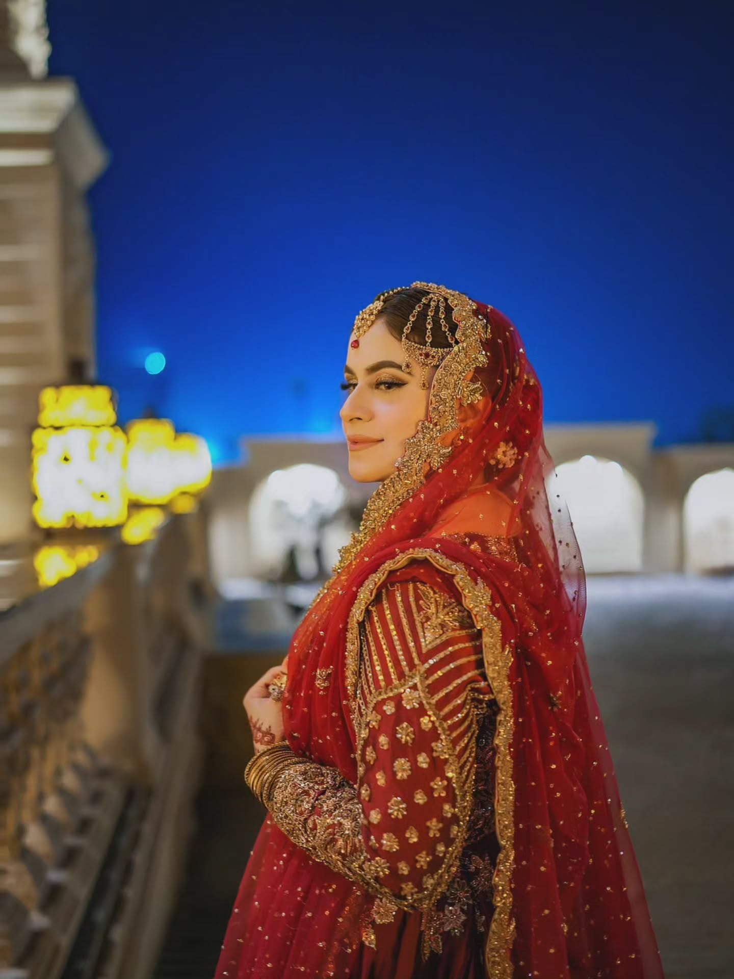 AHMAD SULTAN RED PLAIN LEHNGA CHOLI