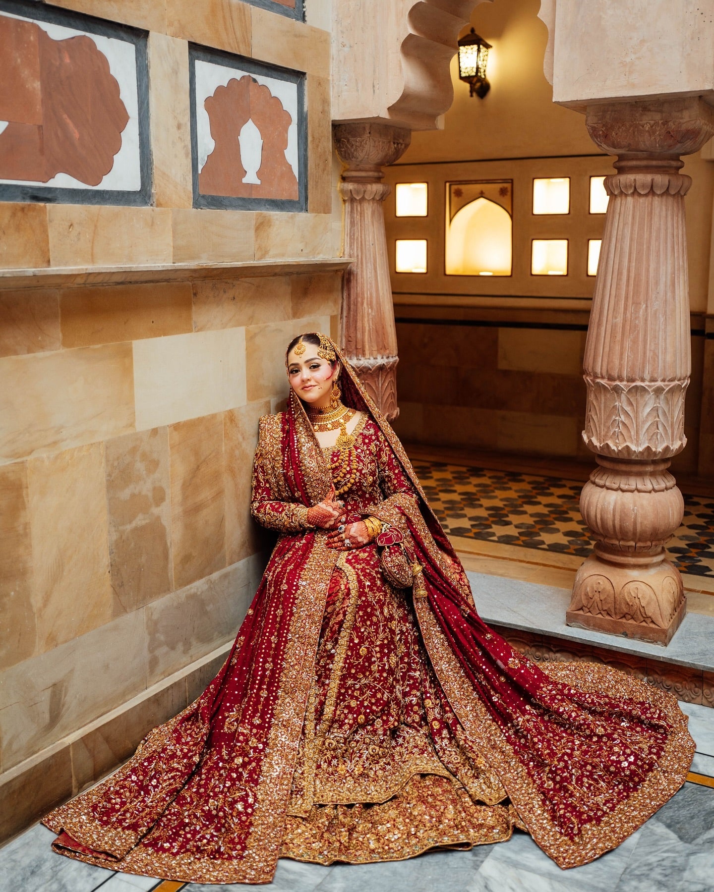 Zeeshan Danish Baraat Front Slit- ZD Jannat Mirza-ZD06