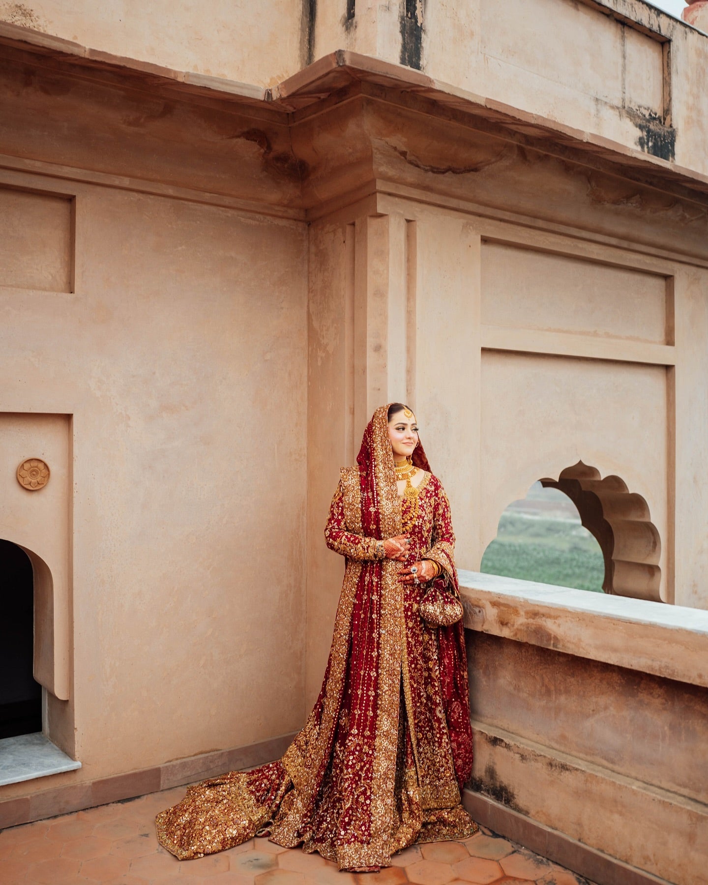 Zeeshan Danish Baraat Front Slit- ZD Jannat Mirza-ZD06