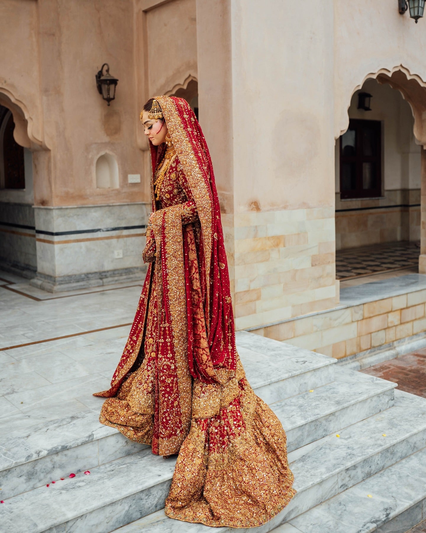Zeeshan Danish Baraat Front Slit- ZD Jannat Mirza-ZD06