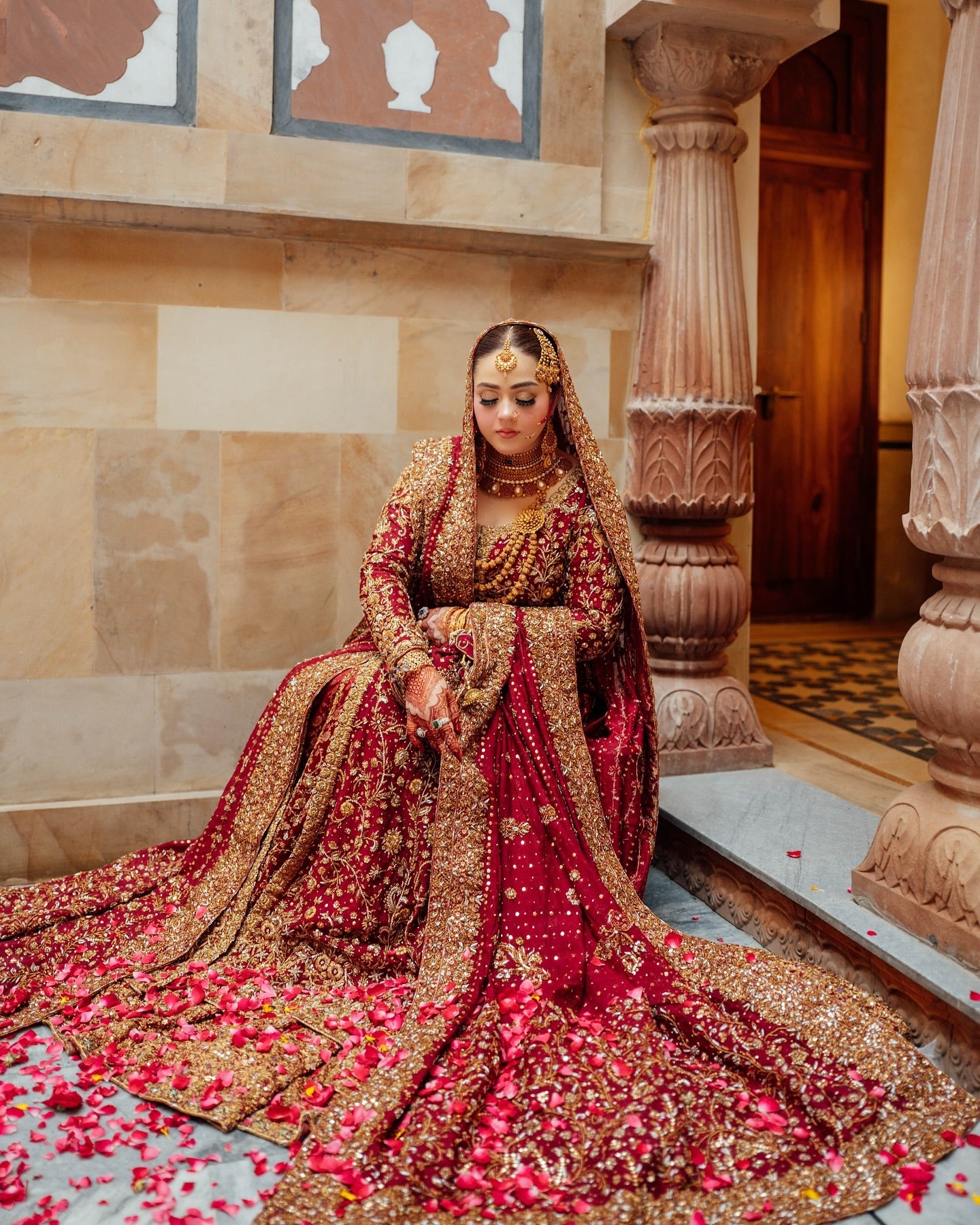 Zeeshan Danish Baraat Front Slit- ZD Jannat Mirza-ZD06