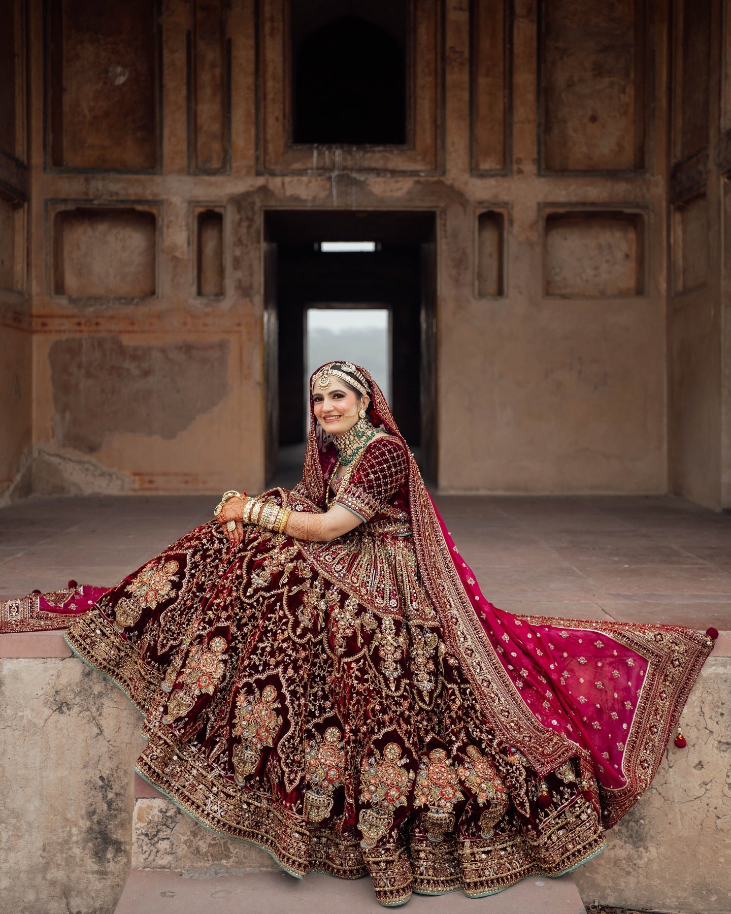 Mohsin Naveed Ranjha Kaif Velvet Half Sleeves- MNR15