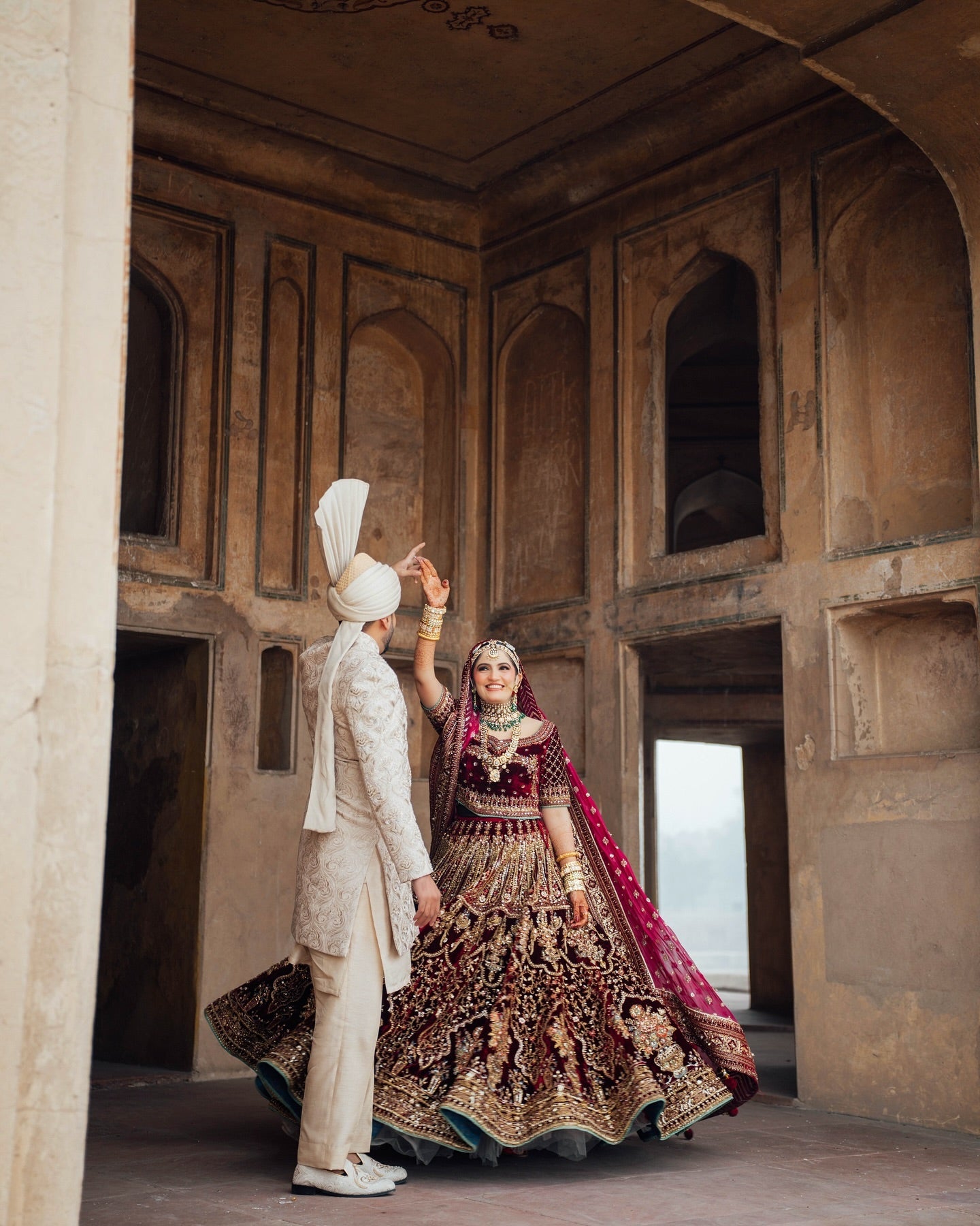 Mohsin Naveed Ranjha Kaif Velvet Half Sleeves- MNR15