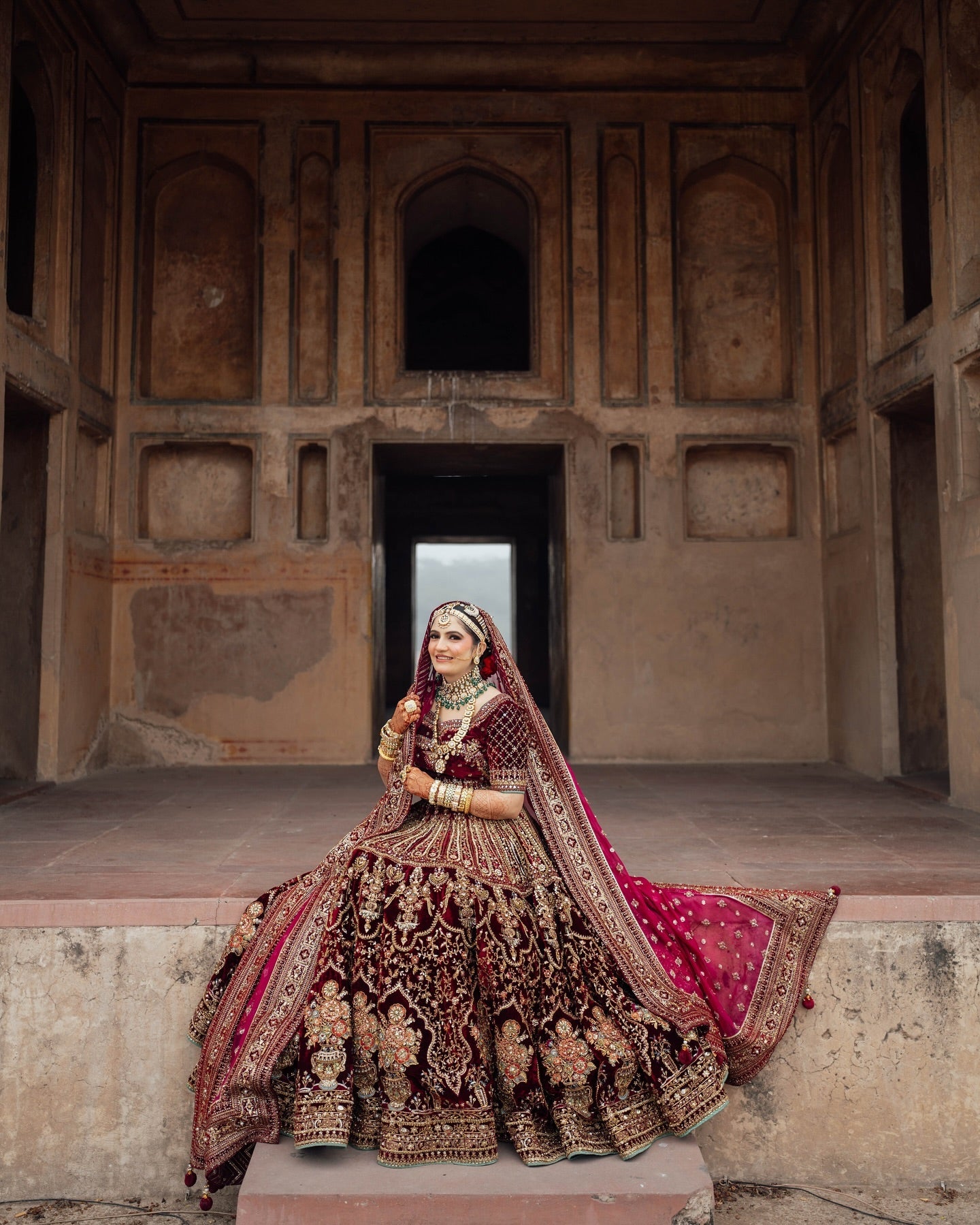 Mohsin Naveed Ranjha Kaif Velvet Half Sleeves- MNR15