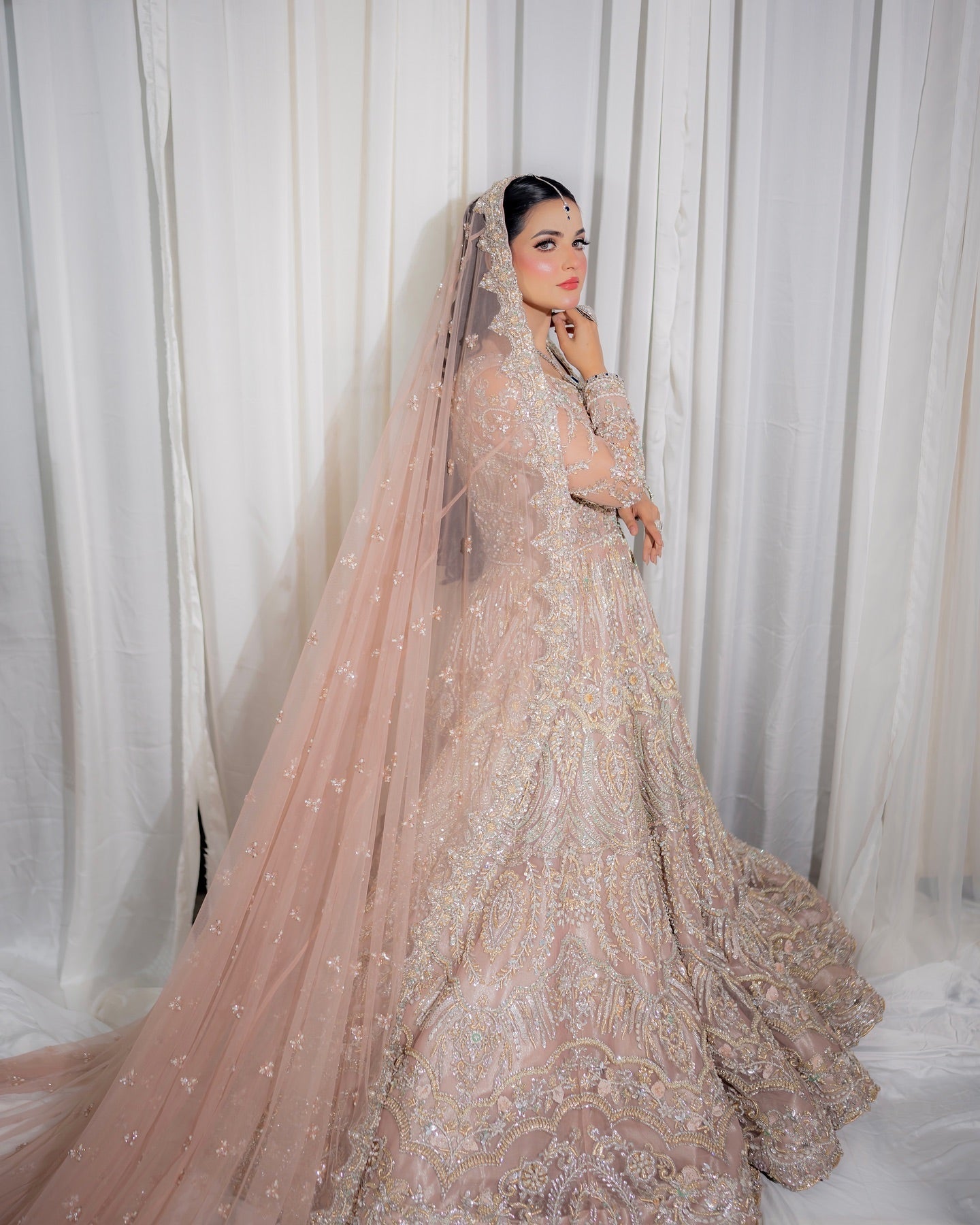 AS LILAC TAIL DUPATTA-AS21