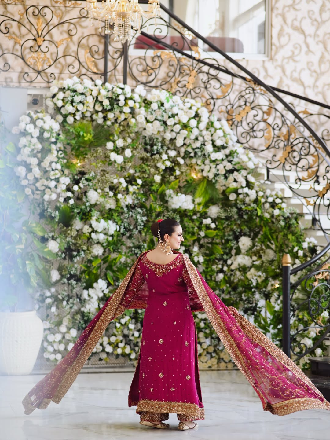 HARIS SHAKEEL HOT PINK FORMAL