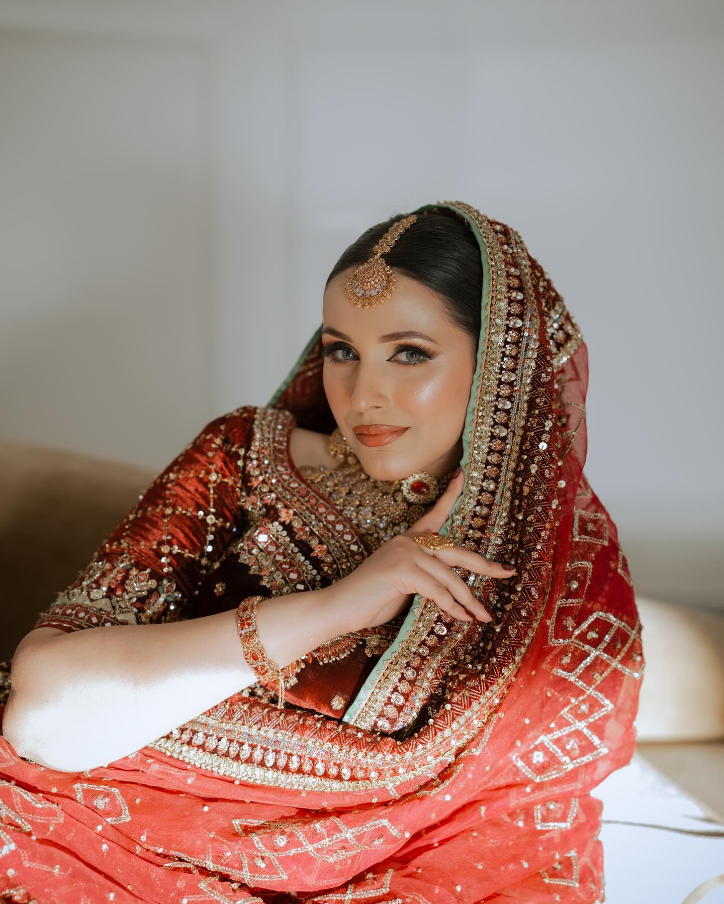 Mohsin Naveed Ranjha Kaif Velvet Half Sleeves- MNR15