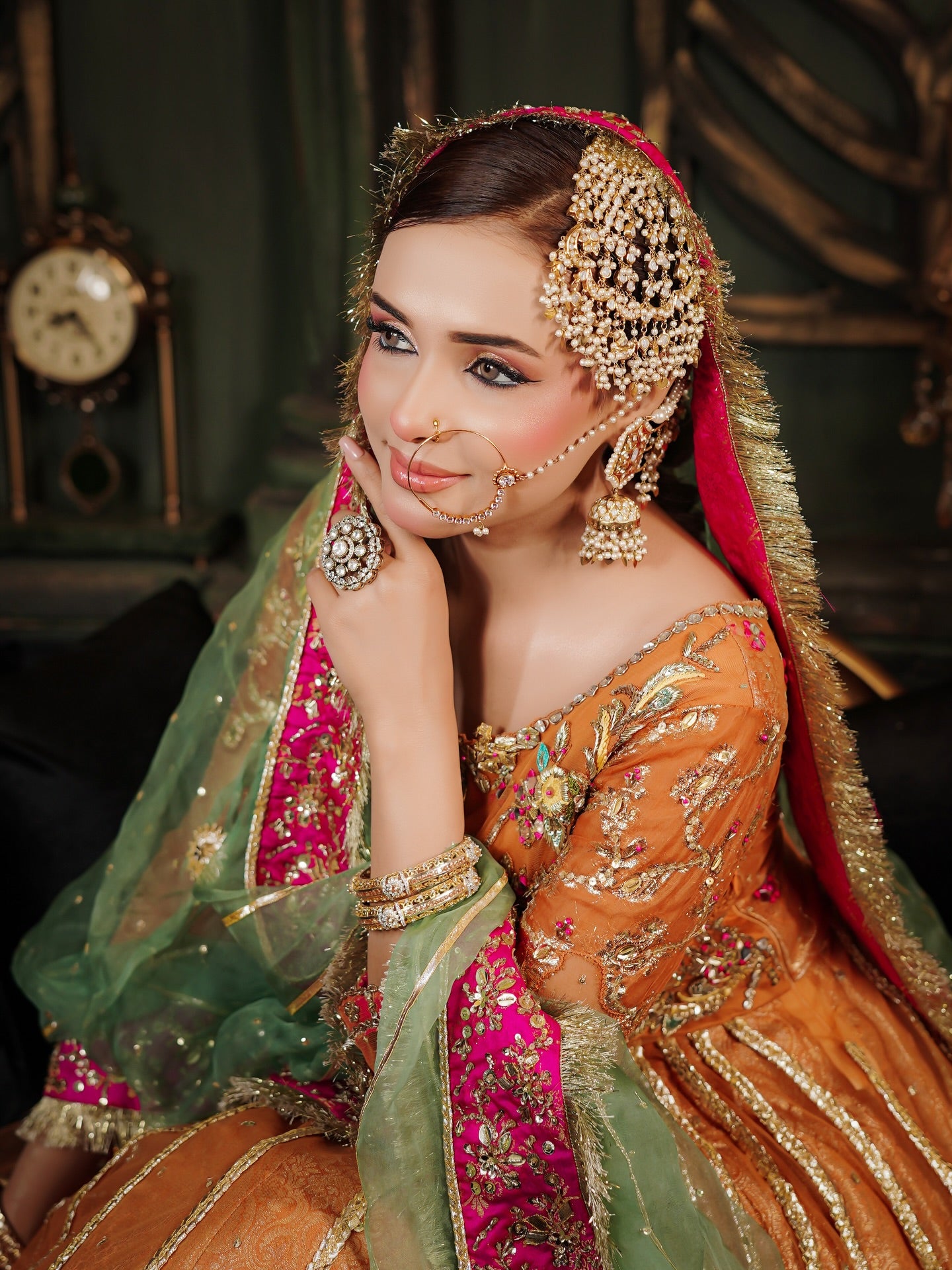 TABYA LATEST MEHNDRI DRESS-TB02