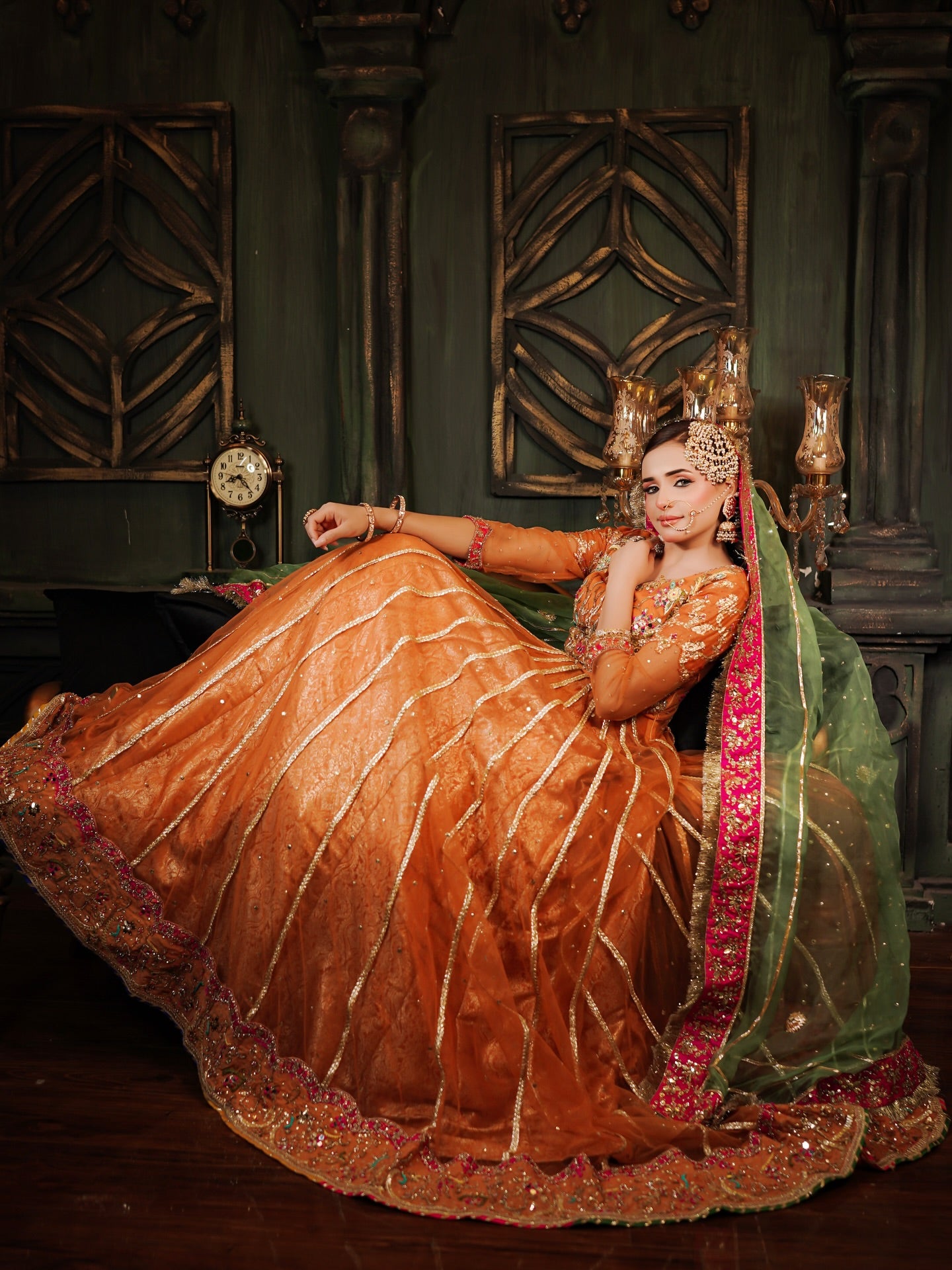 TABYA LATEST MEHNDRI DRESS-TB02