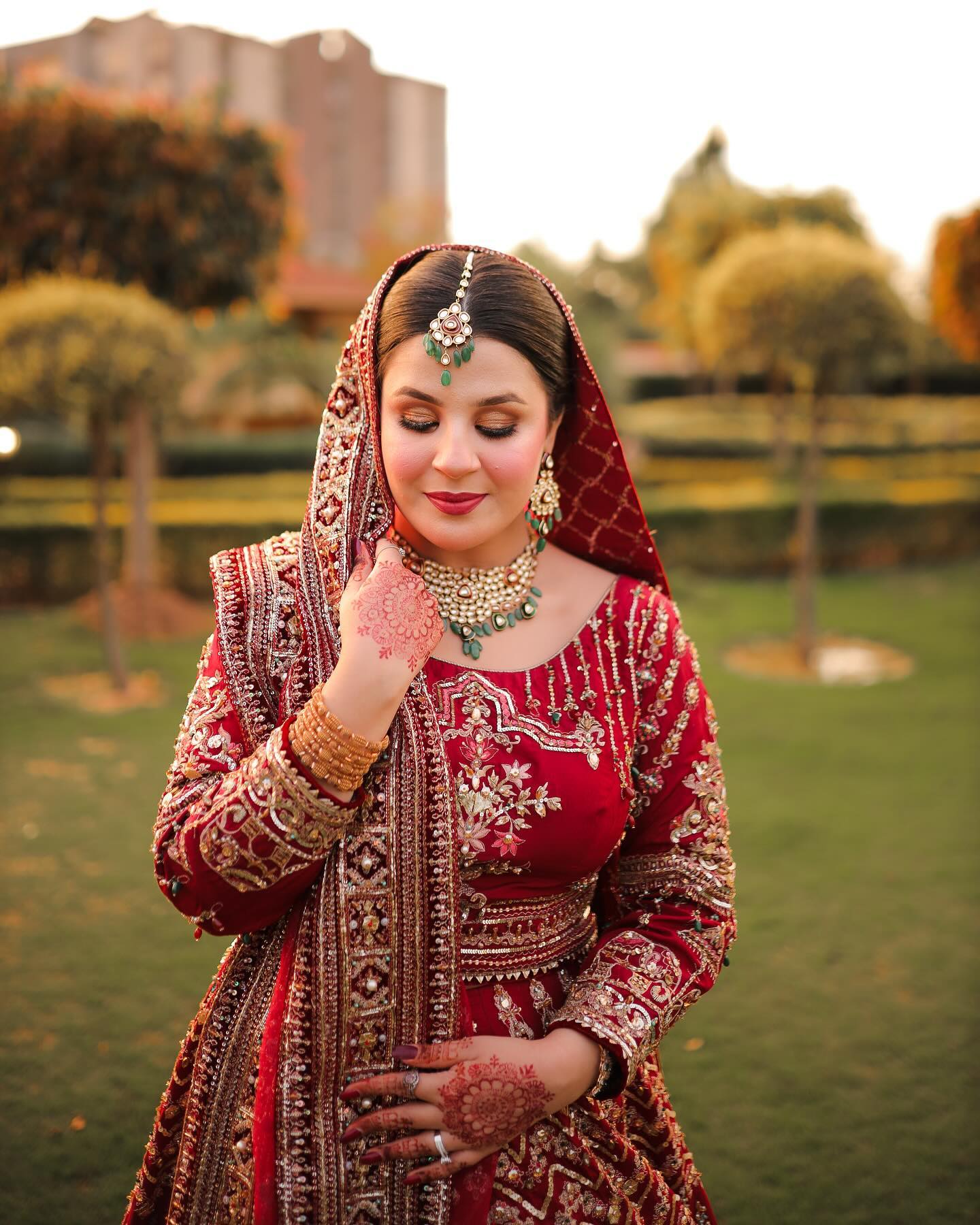 MNR SULTANA RAWSILK RED-MNR01