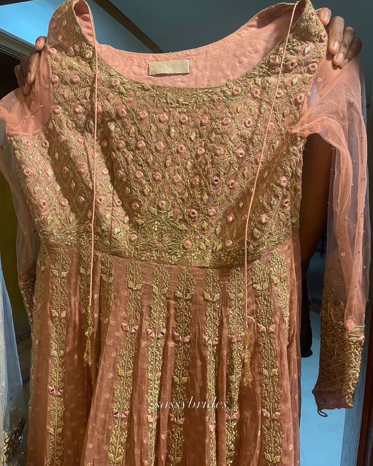 FAIZA SAQLAIN LIGHT PINK-FOR SALE