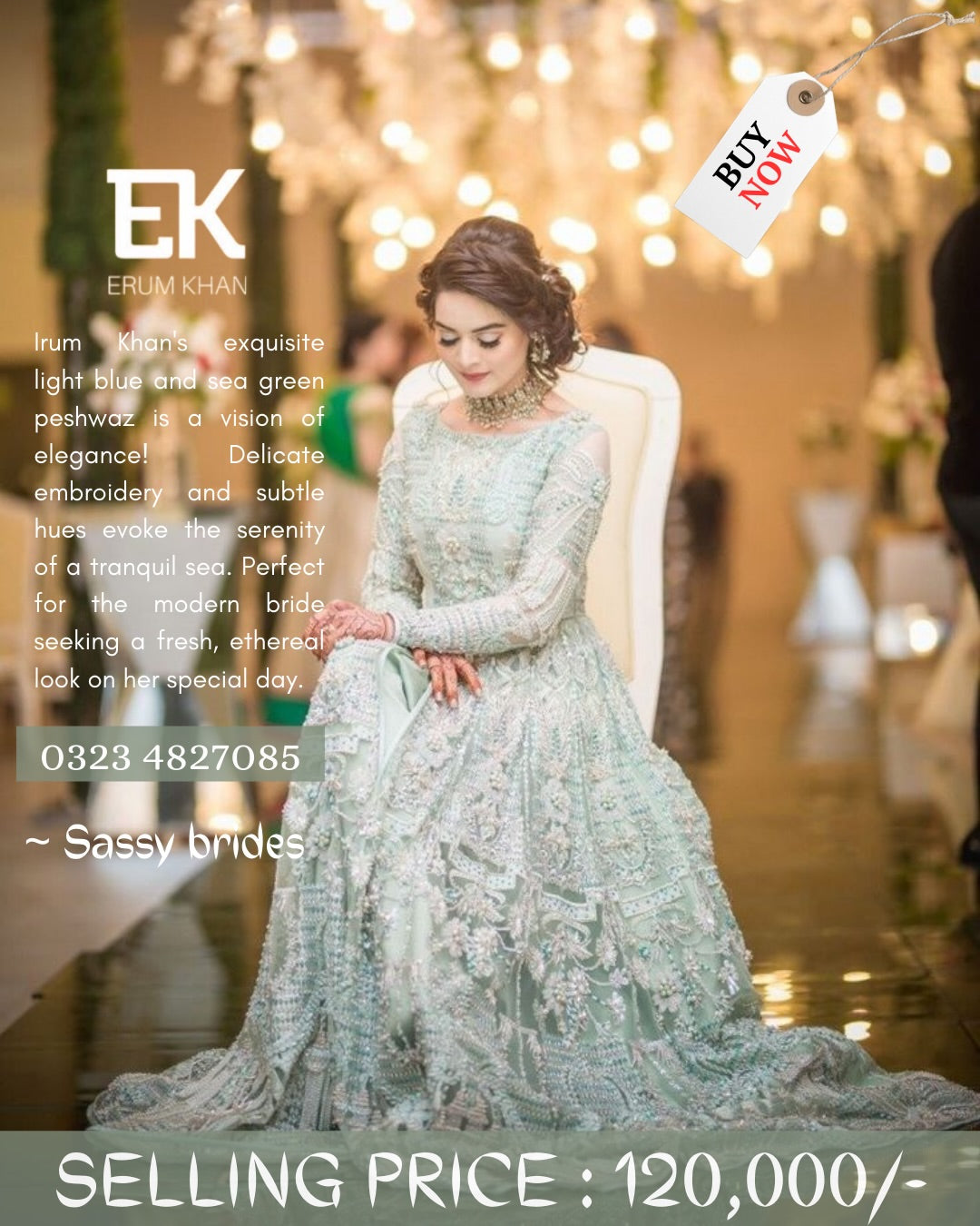 ERUM KHAN- FOR SALE
