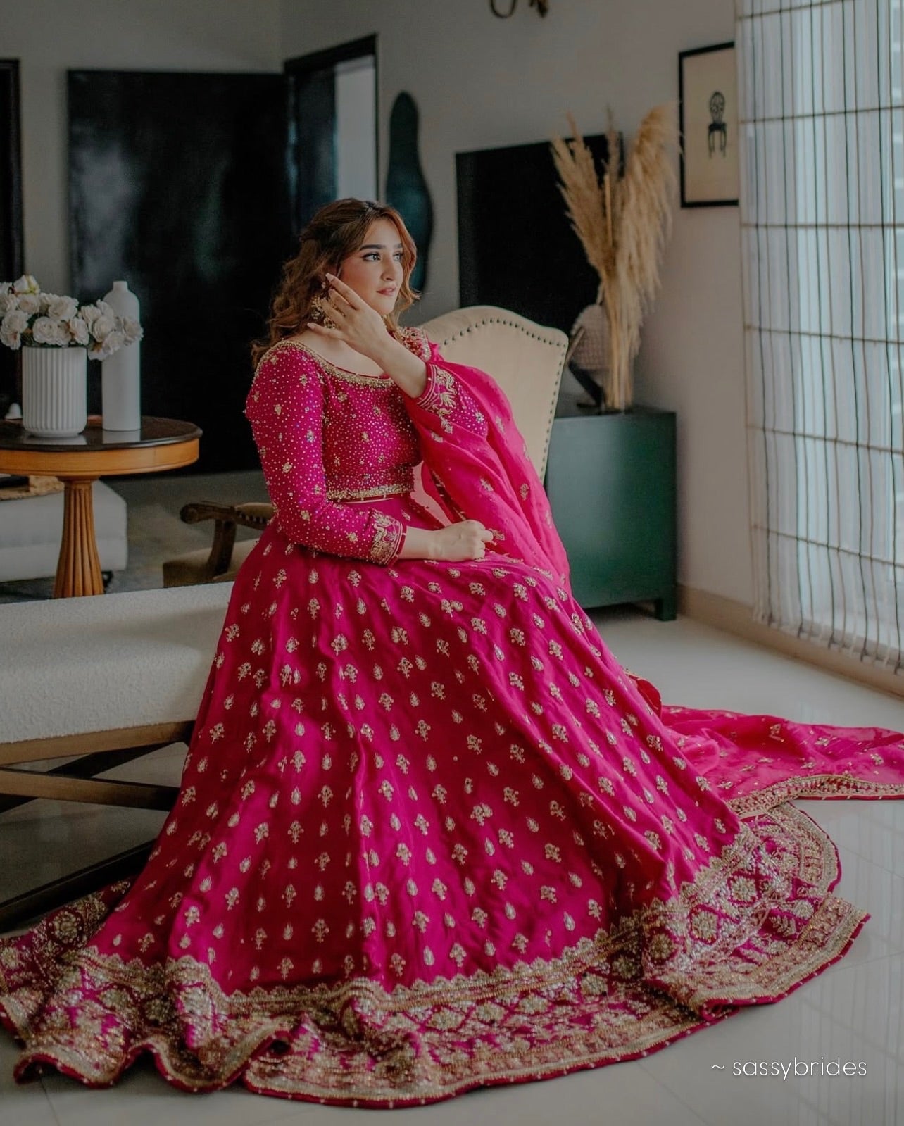 MNR PINK LEHENGA CHOLI FOR SALE