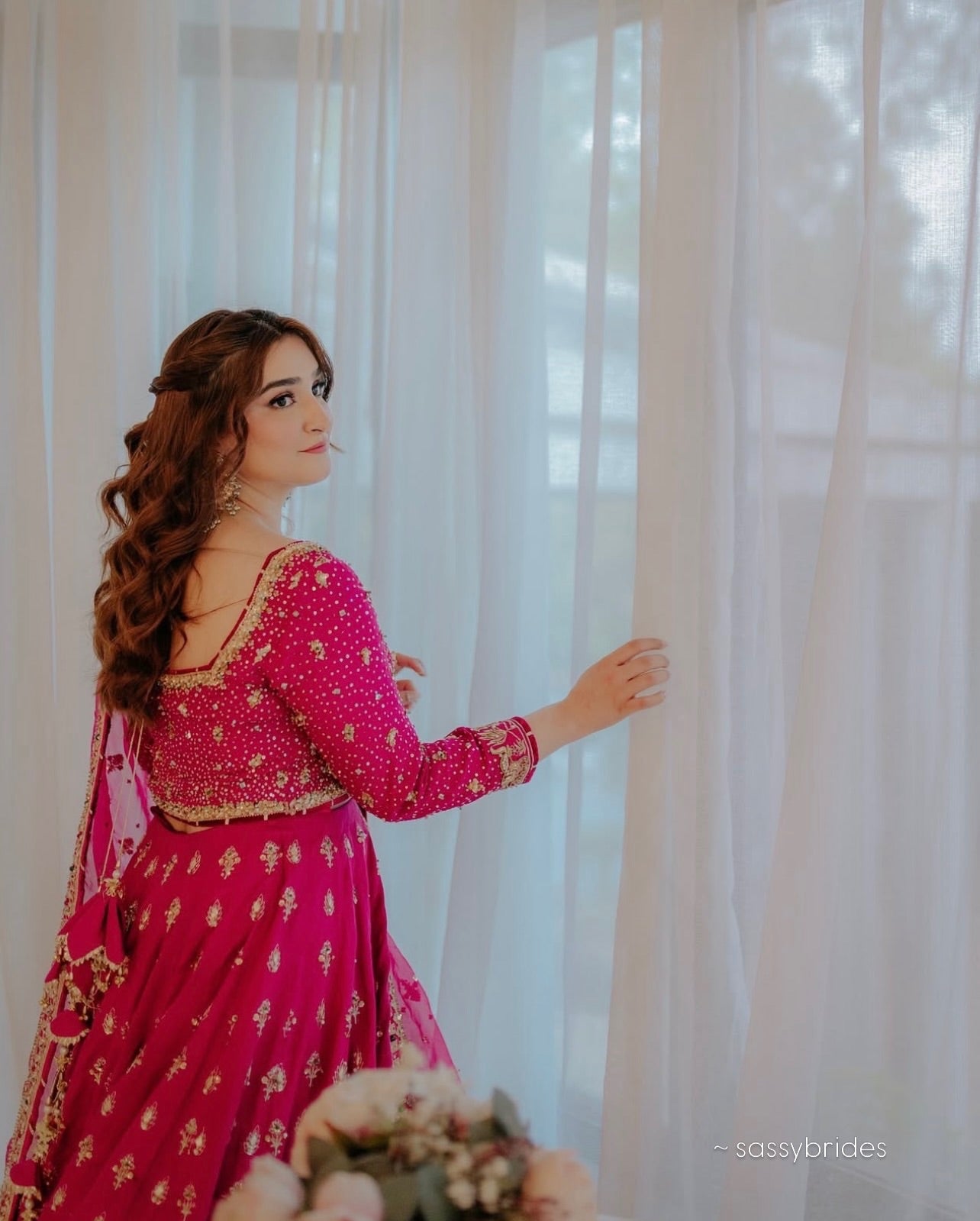 MNR PINK LEHENGA CHOLI FOR SALE