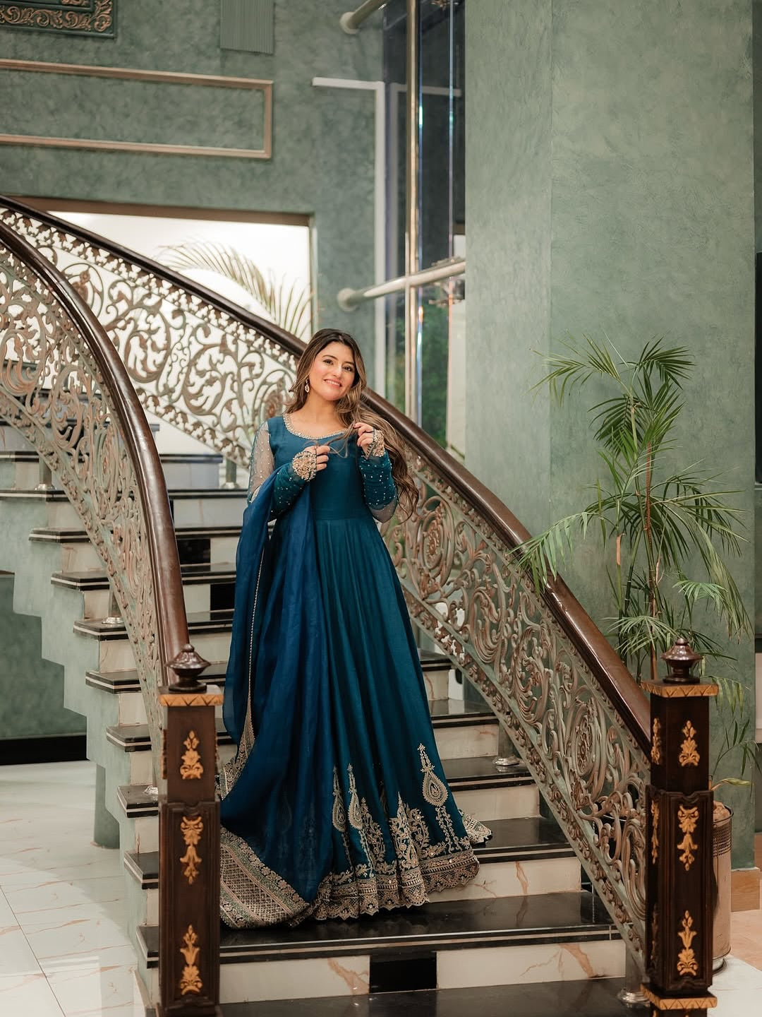 Faiza Saqlain Risma Blue-FS20