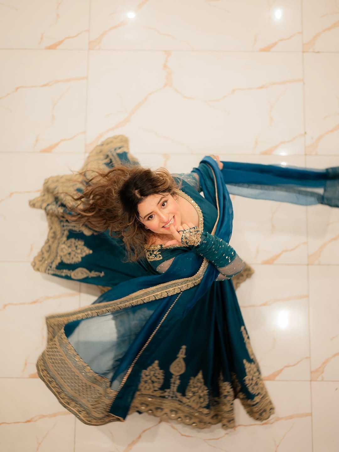 Faiza Saqlain Risma Blue-FS20