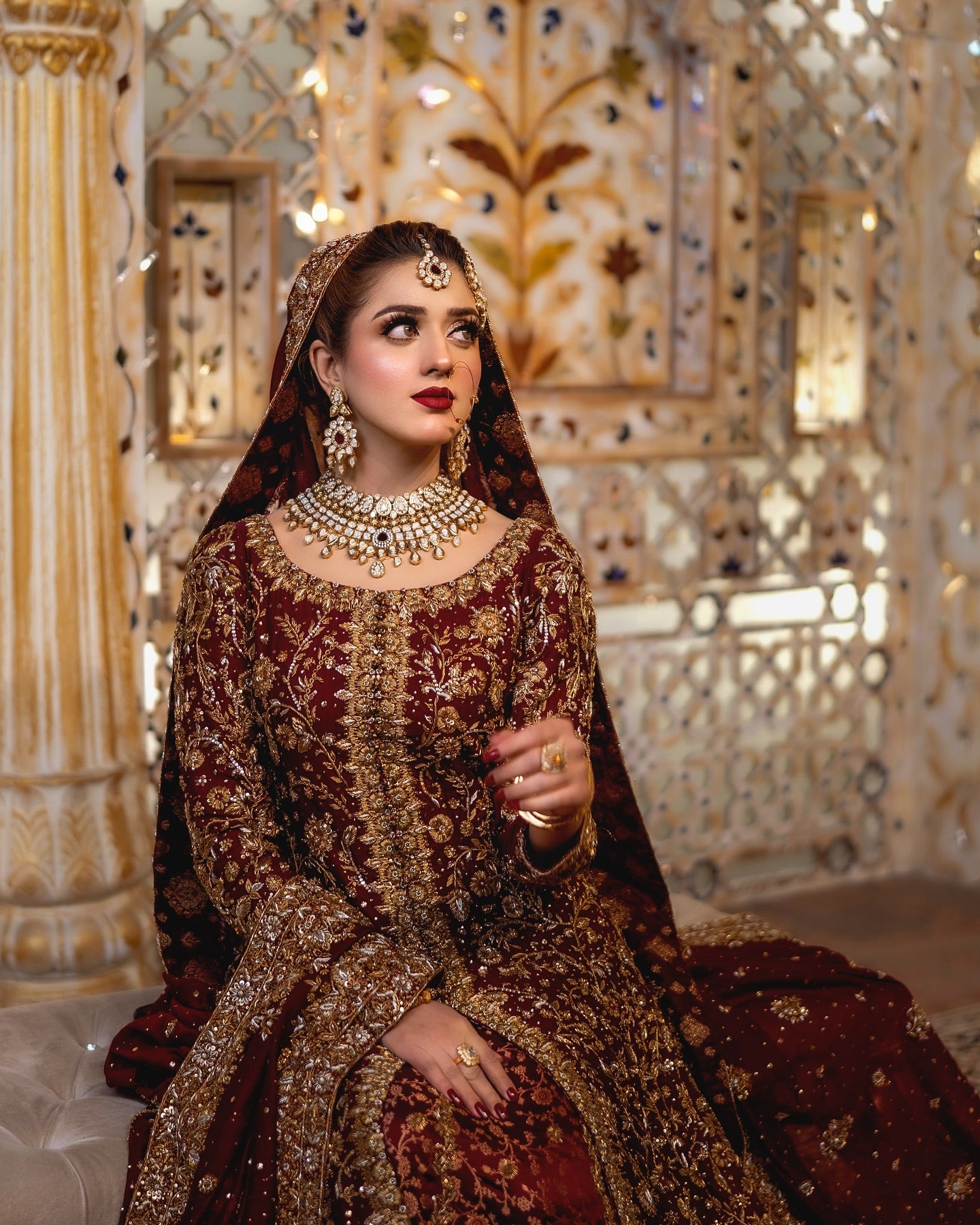 Zeeshan Danish Baraat Front Slit- ZD Jannat Mirza-ZD06