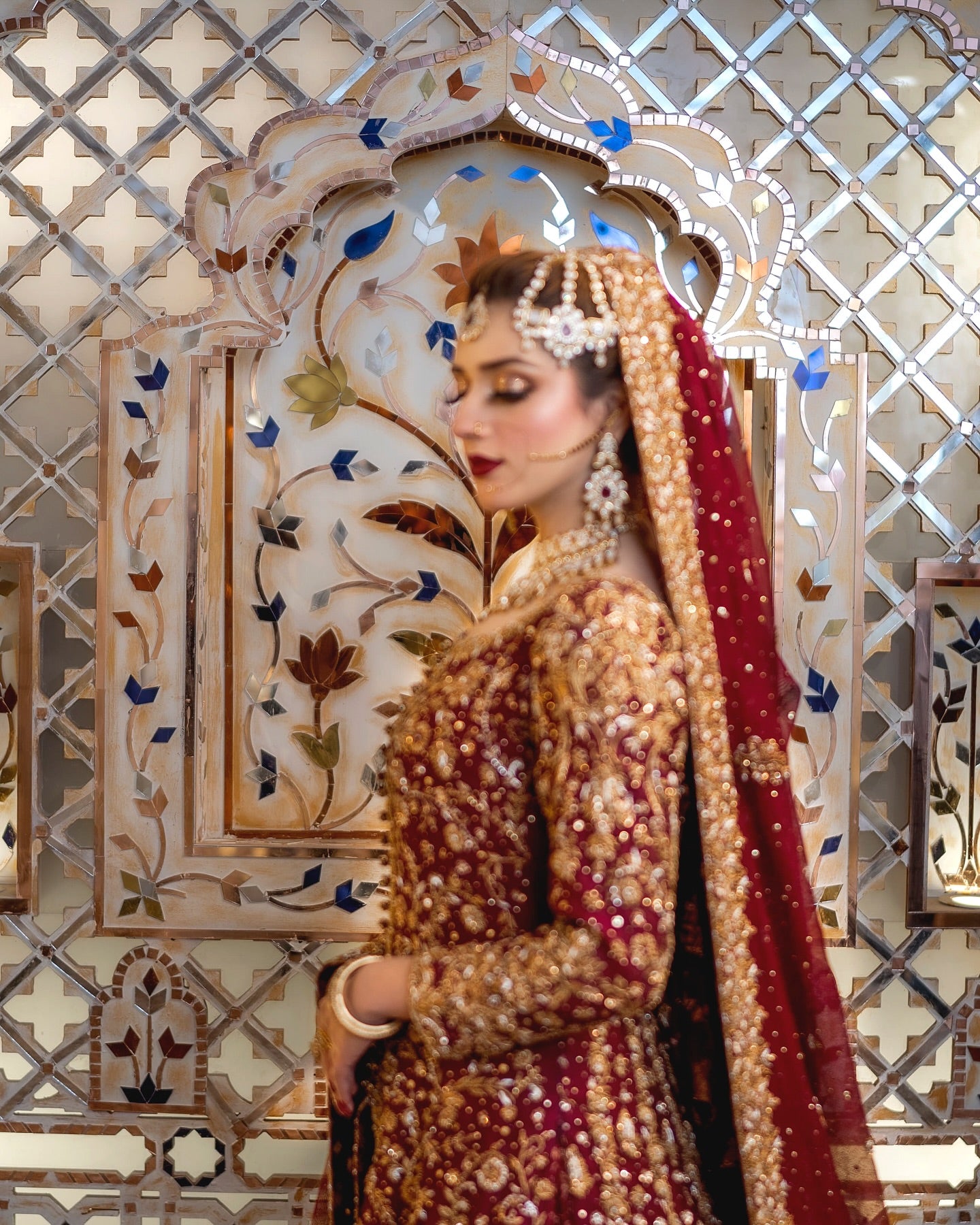 Zeeshan Danish Baraat Front Slit- ZD Jannat Mirza-ZD06