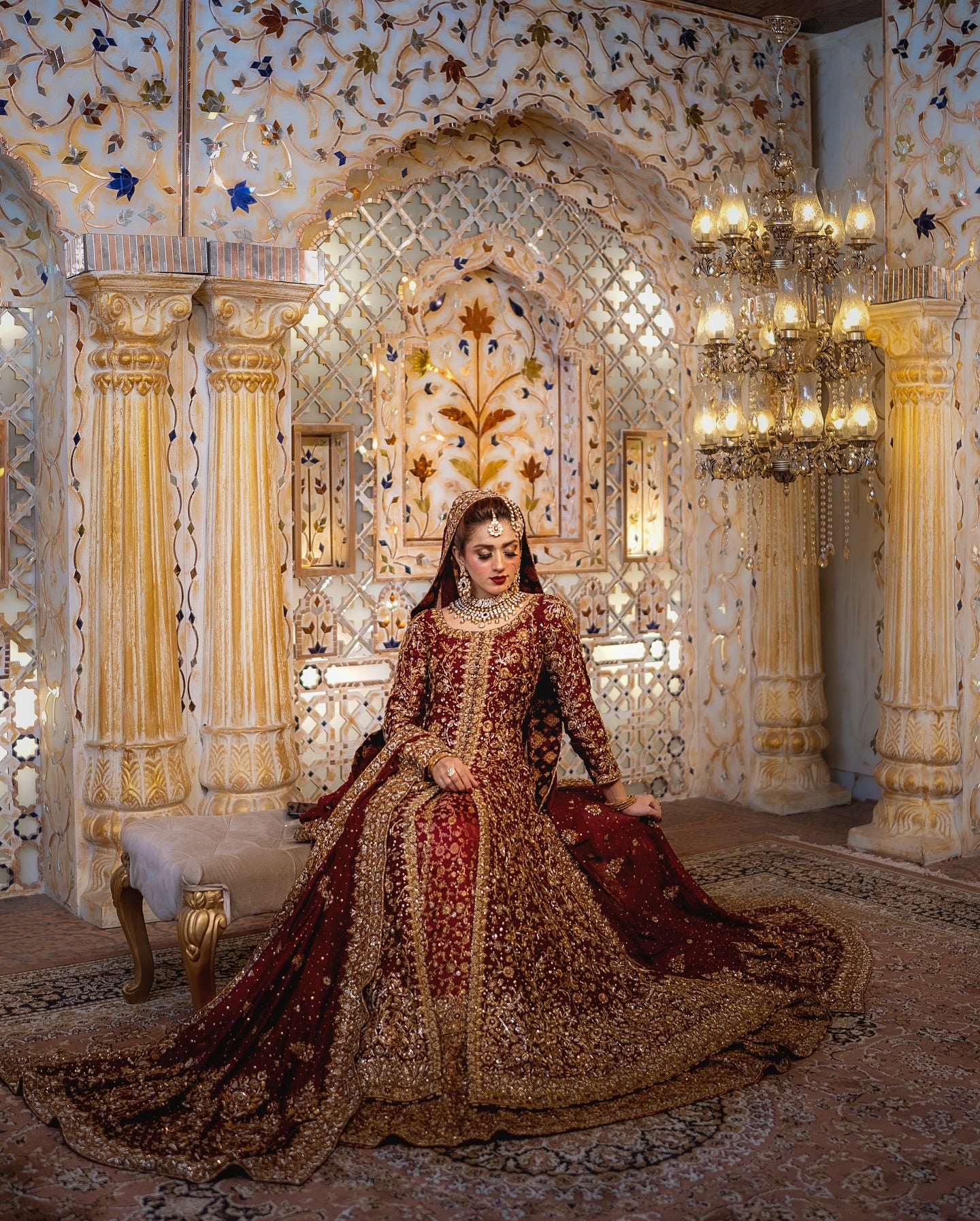 Zeeshan Danish Baraat Front Slit- ZD Jannat Mirza-ZD06