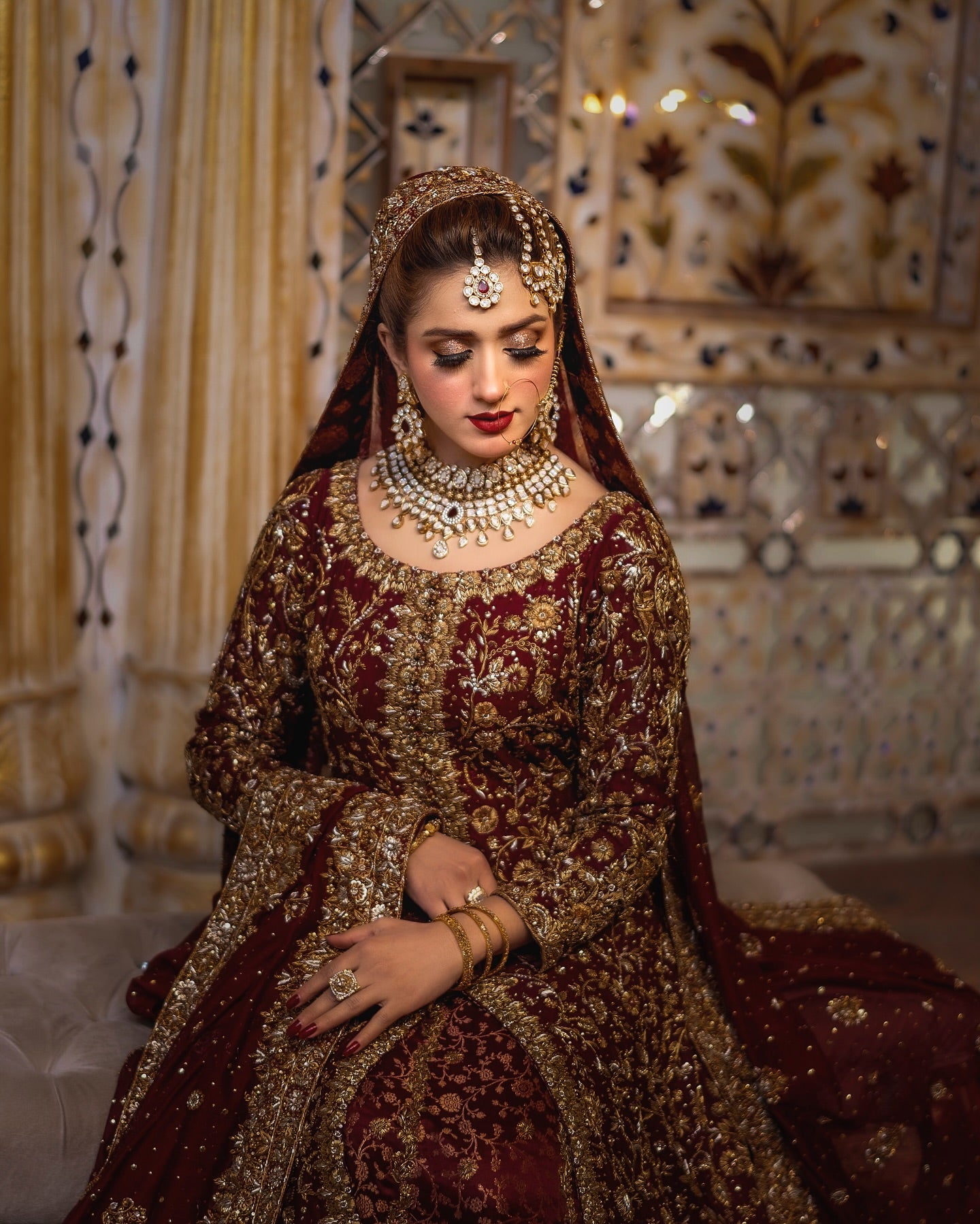 Zeeshan Danish Baraat Front Slit- ZD Jannat Mirza-ZD06