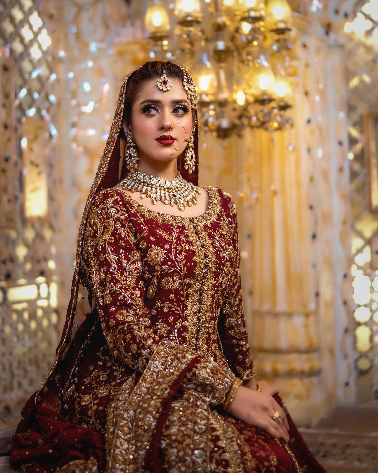 Zeeshan Danish Baraat Front Slit- ZD Jannat Mirza-ZD06