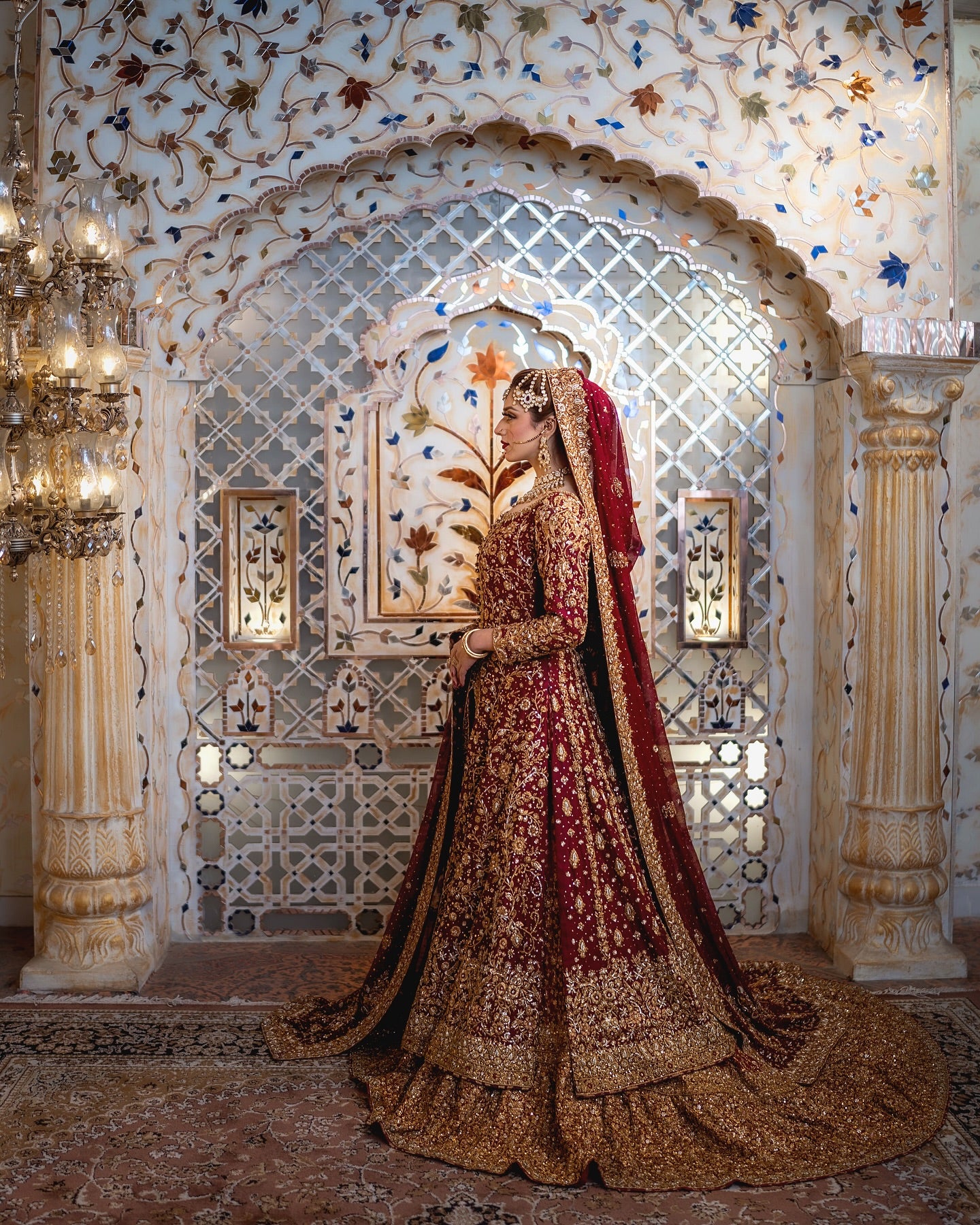 Zeeshan Danish Baraat Front Slit- ZD Jannat Mirza-ZD06