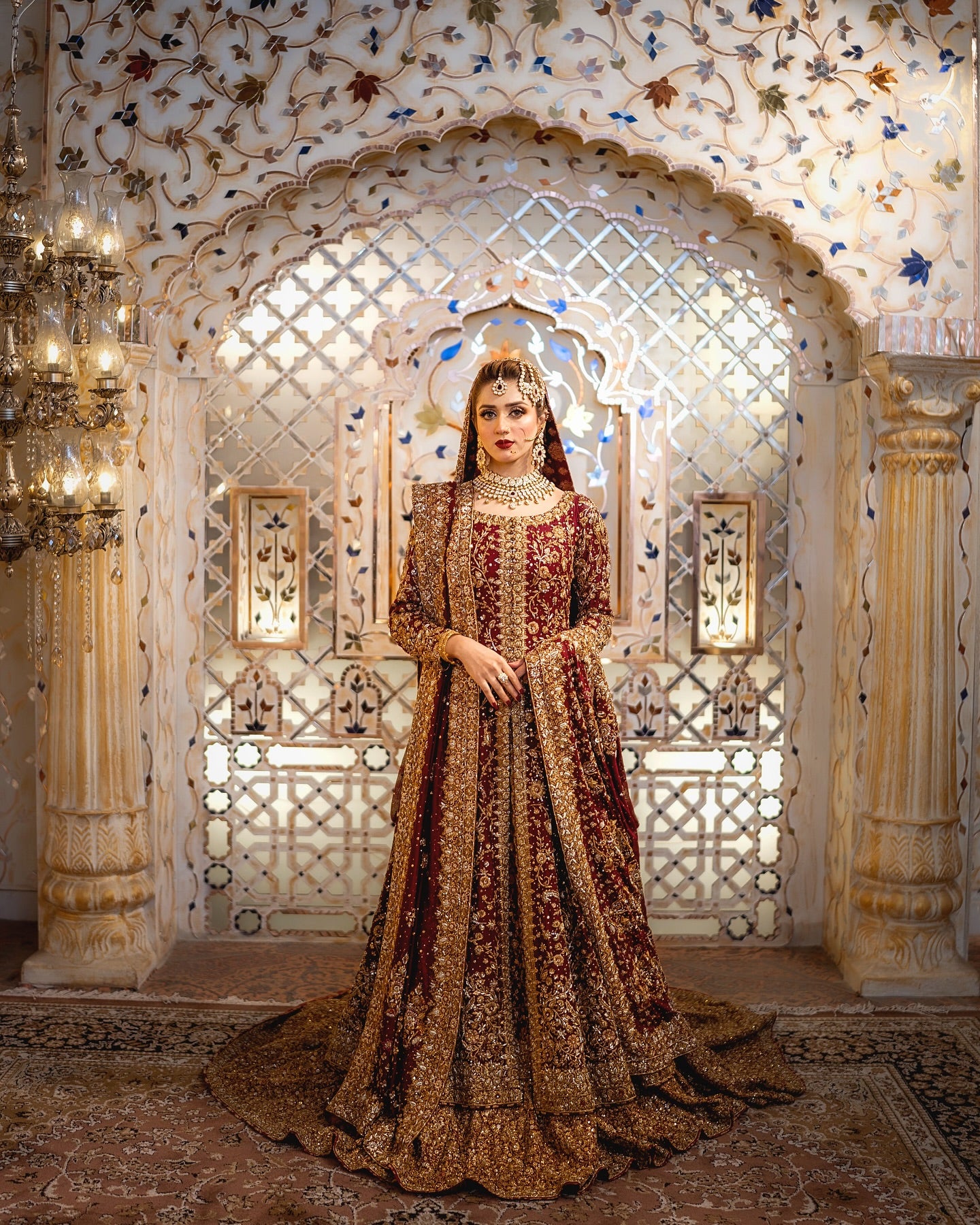 Zeeshan Danish Baraat Front Slit- ZD Jannat Mirza-ZD06