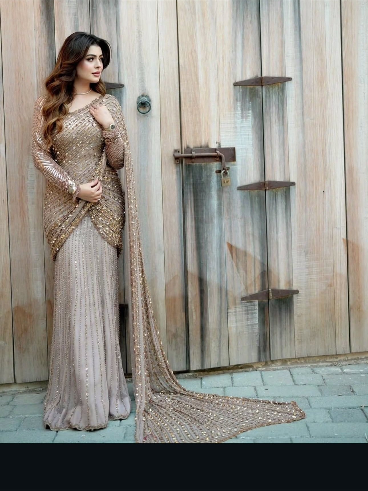 Mirosh Phool Sitara Saree-MR01