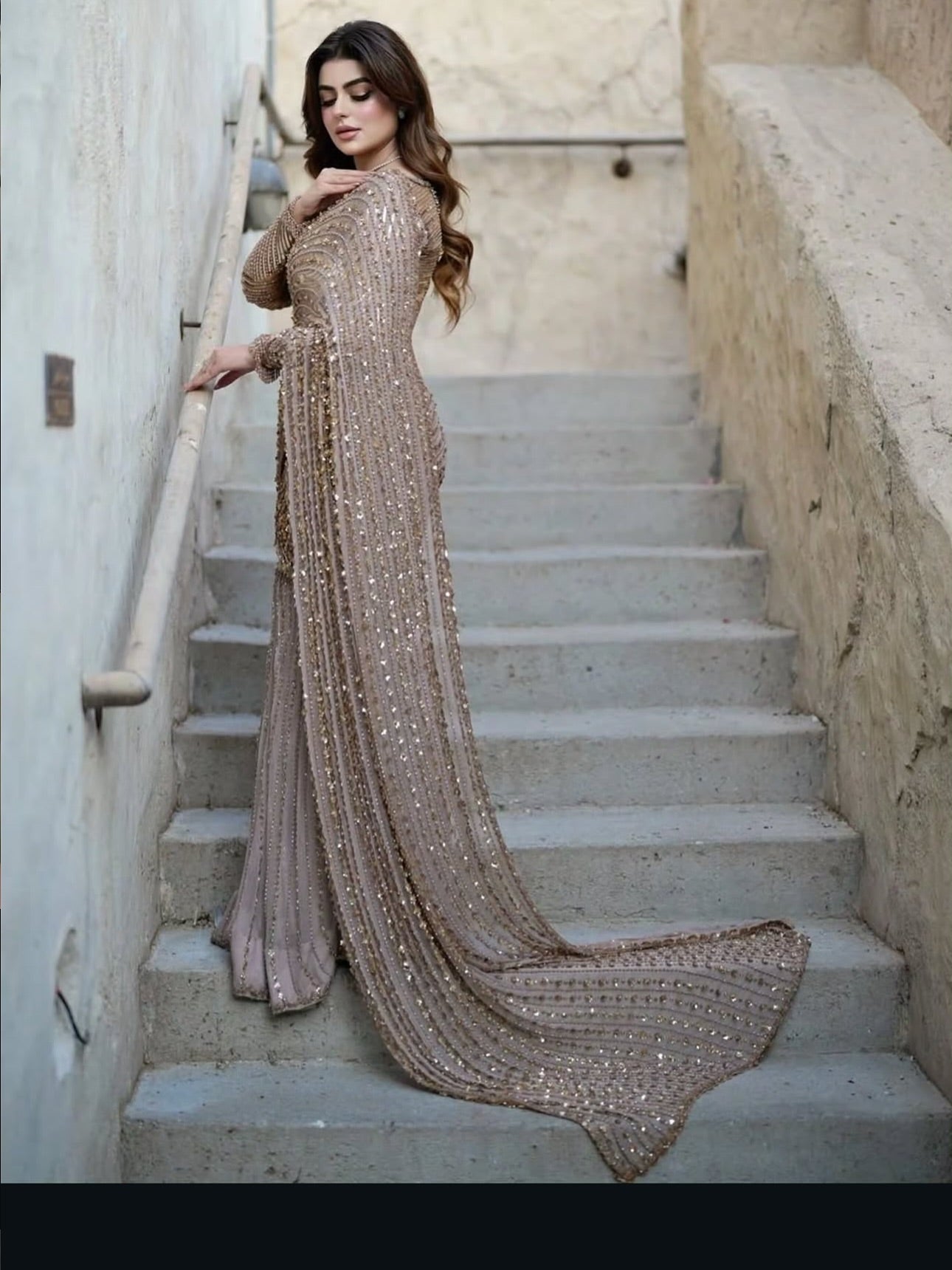 Mirosh Phool Sitara Saree-MR01