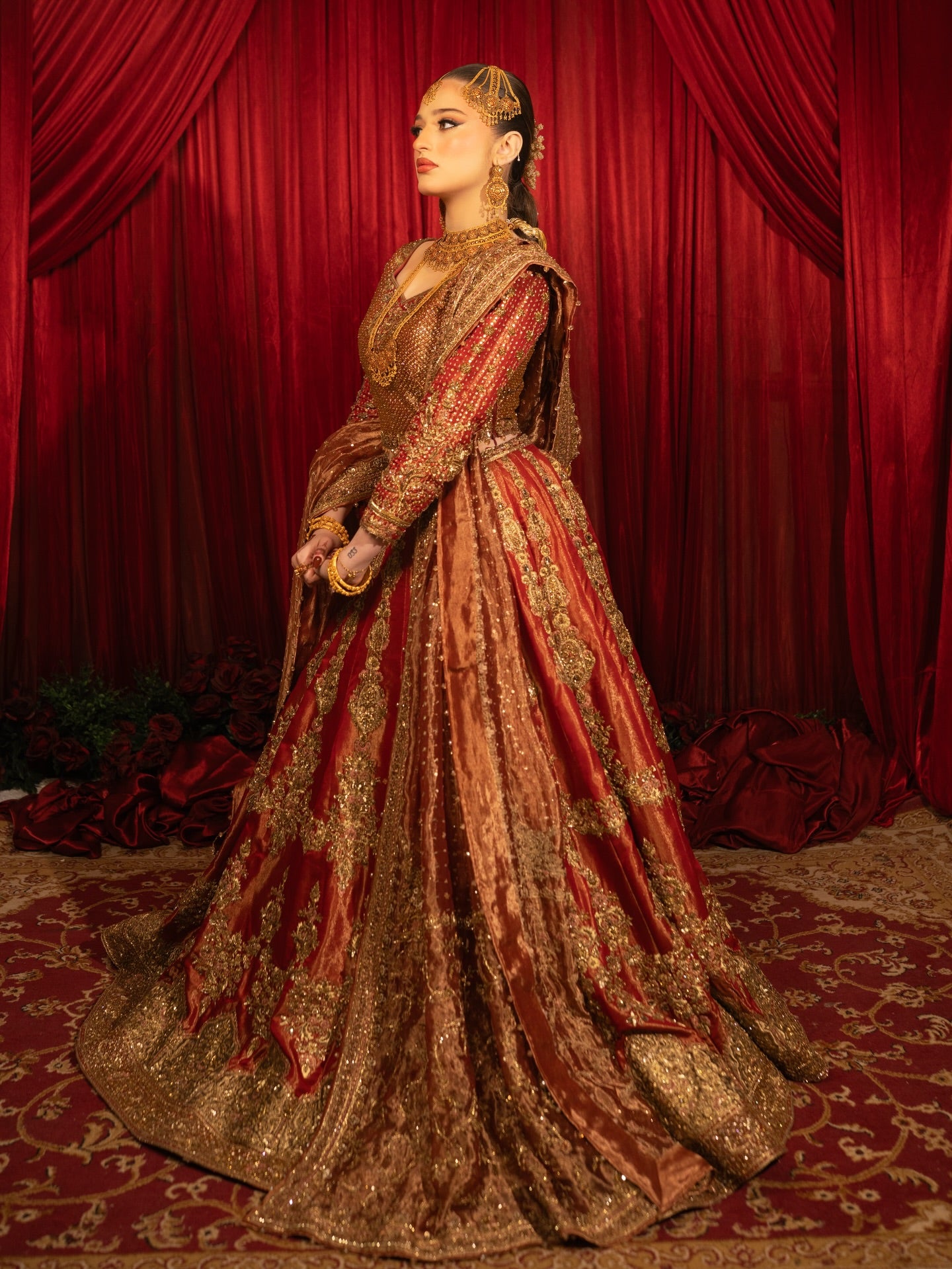 FAIZA SAQLAIN MUNTAHA LEHENGA CHOLI-FS24