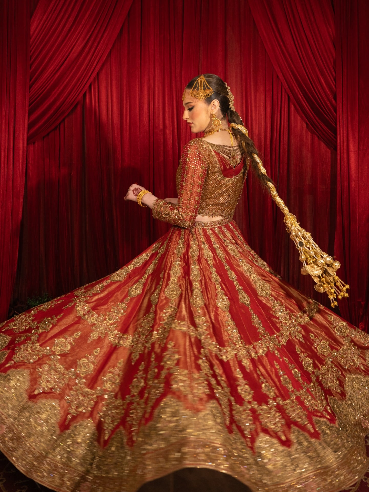 FAIZA SAQLAIN MUNTAHA LEHENGA CHOLI-FS24