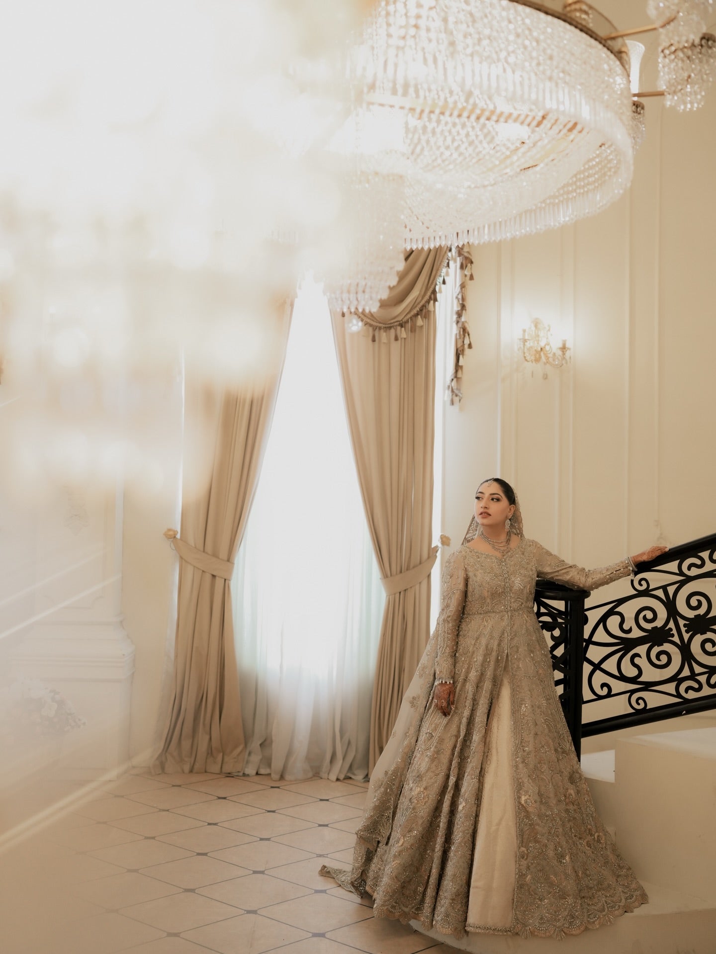SORAYA GOLDEN TISSUE DRESS- SR06